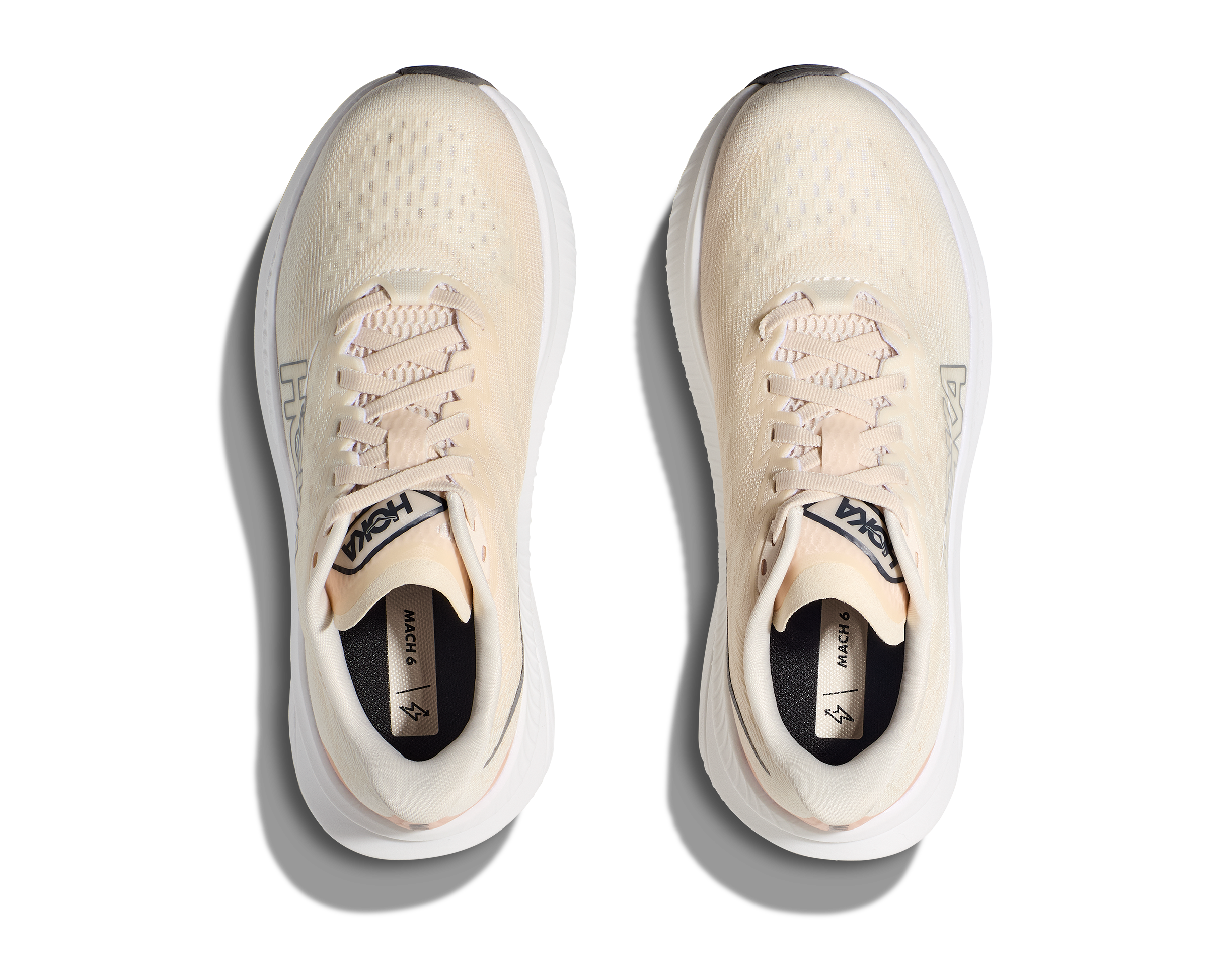 HOKA Women's Mach 6 - EGGNOG / VANILLA