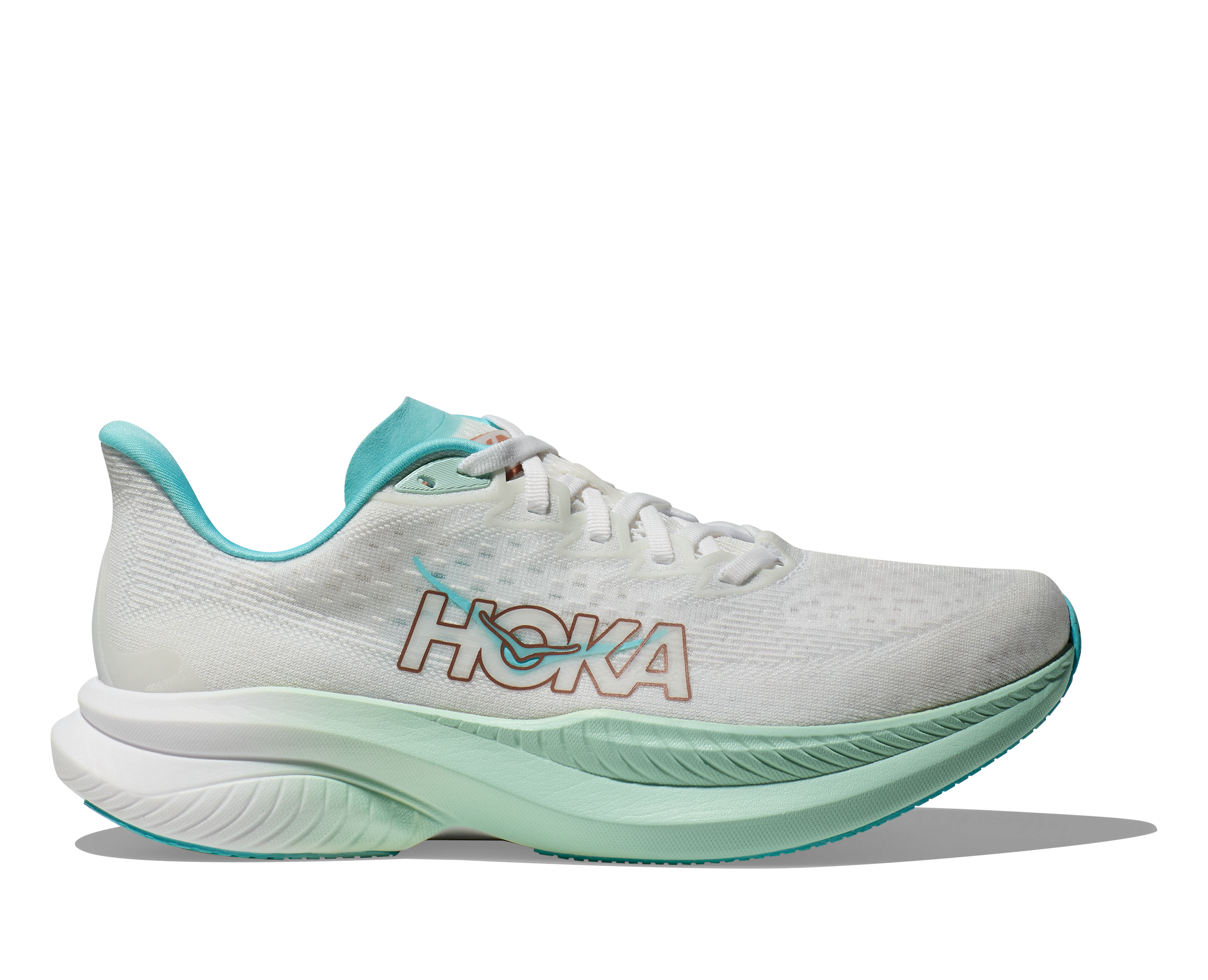 HOKA Women's Mach 6 - FROST / ROSE GOLD