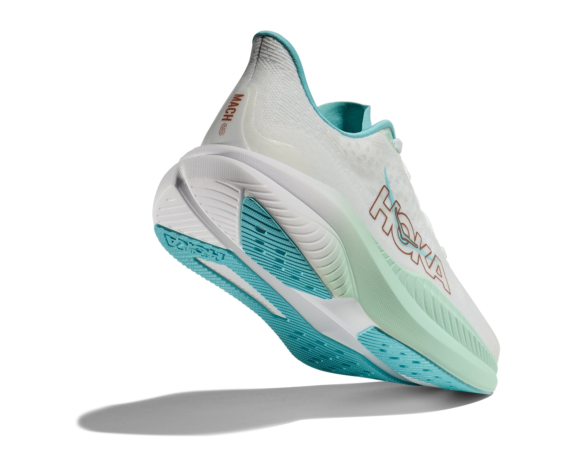HOKA Women's Mach 6 - FROST / ROSE GOLD