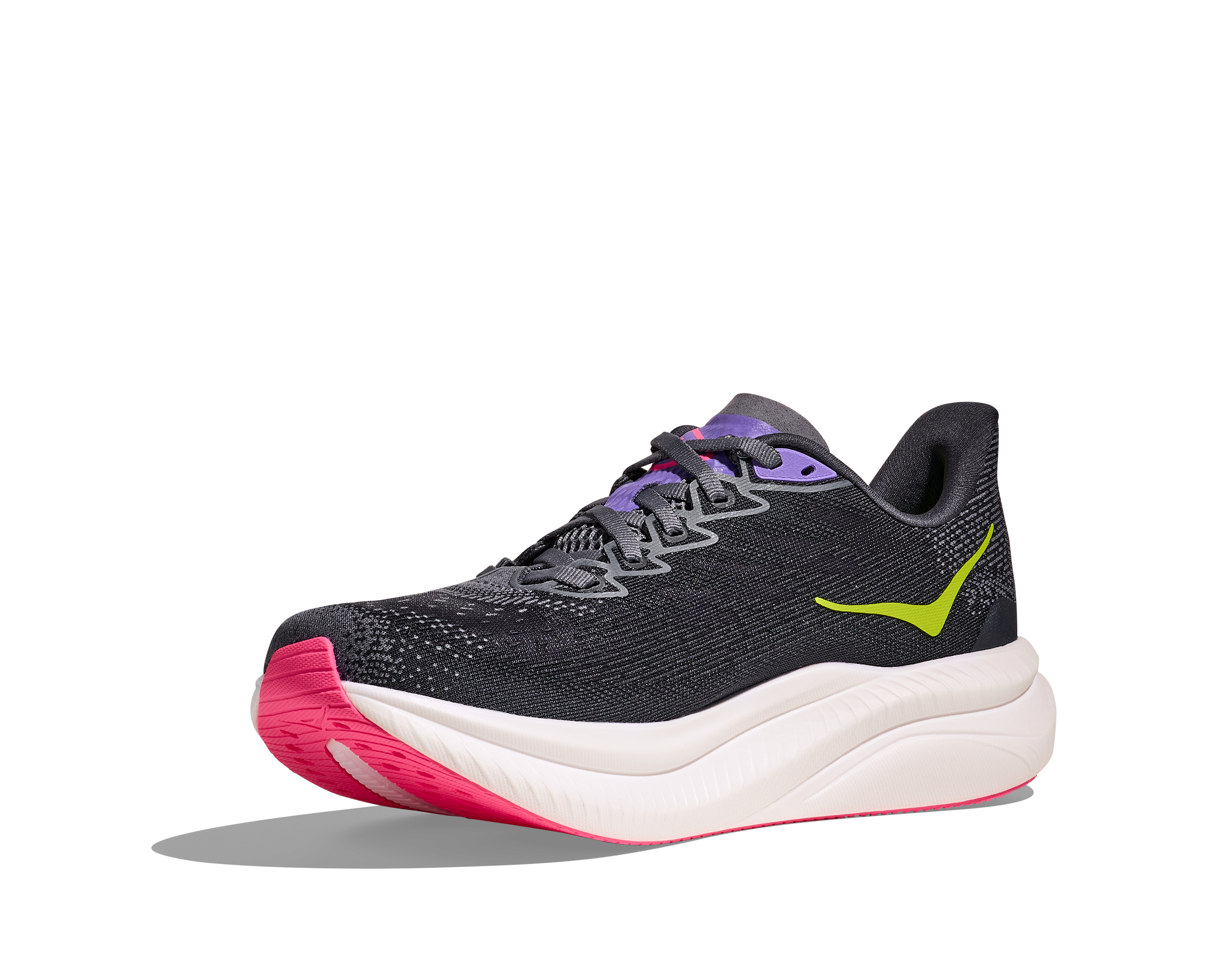 HOKA Women's Mach 6 - GREY SKIES / CHARCOAL GREY