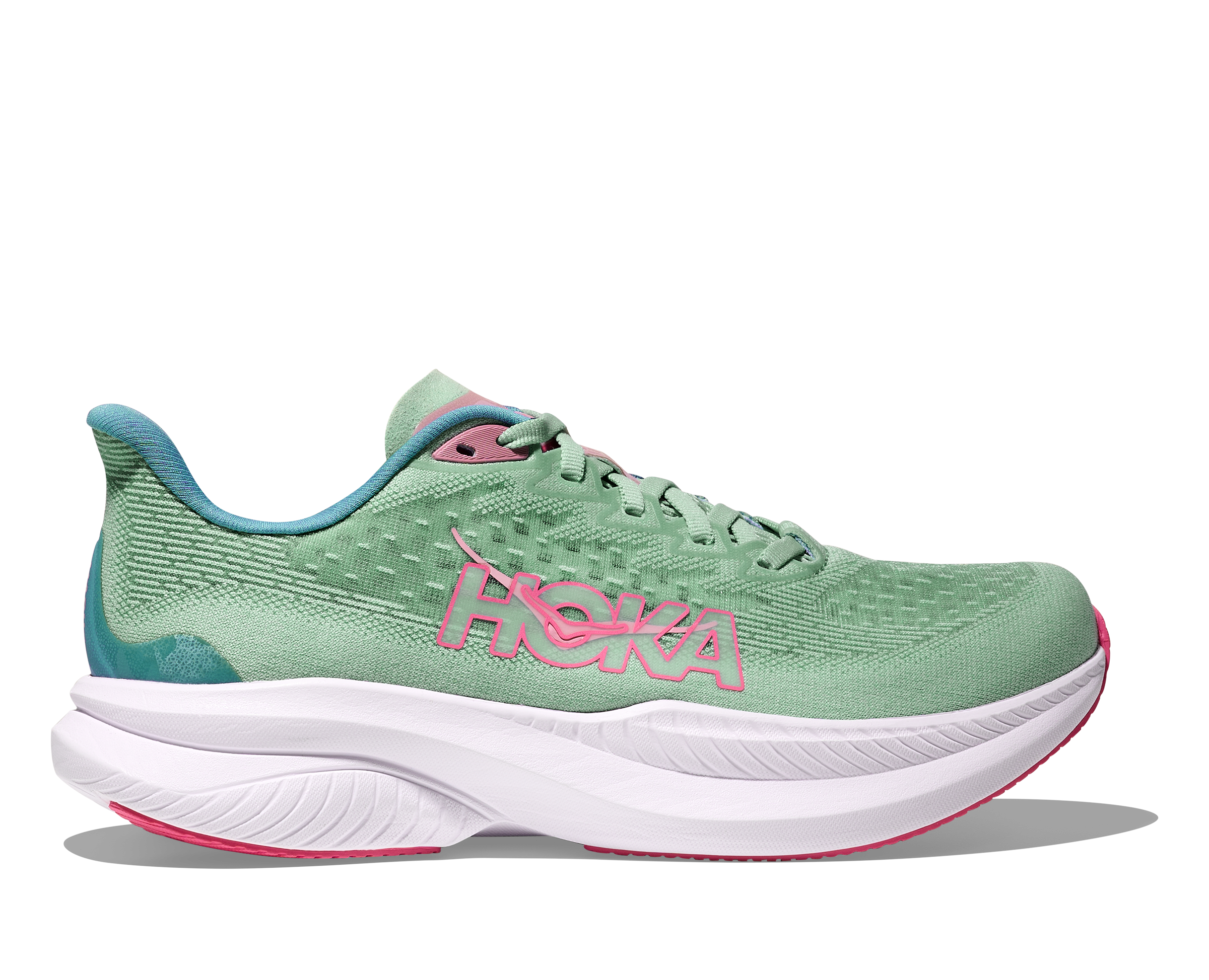 HOKA Women's Mach 6 - JADEITE / ALPINE BLUE