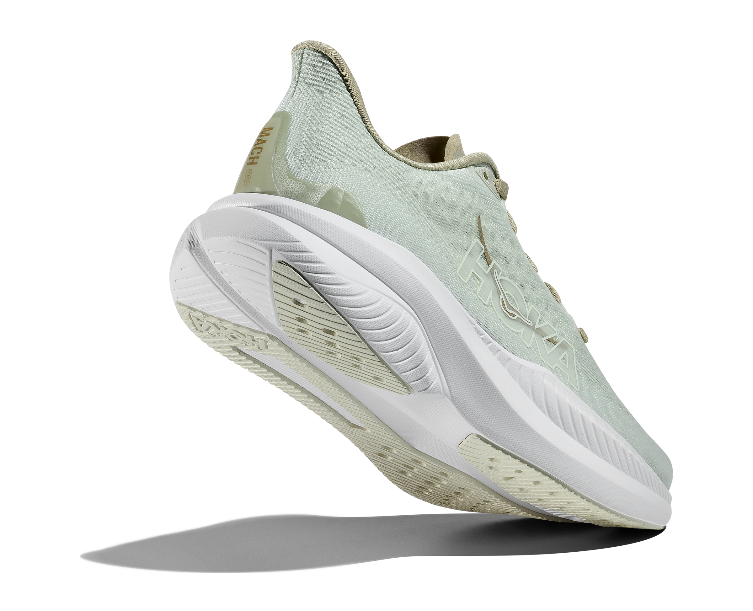 HOKA Women's Mach 6 - OYSTER MUSHROOM / TRUFFLE SALT