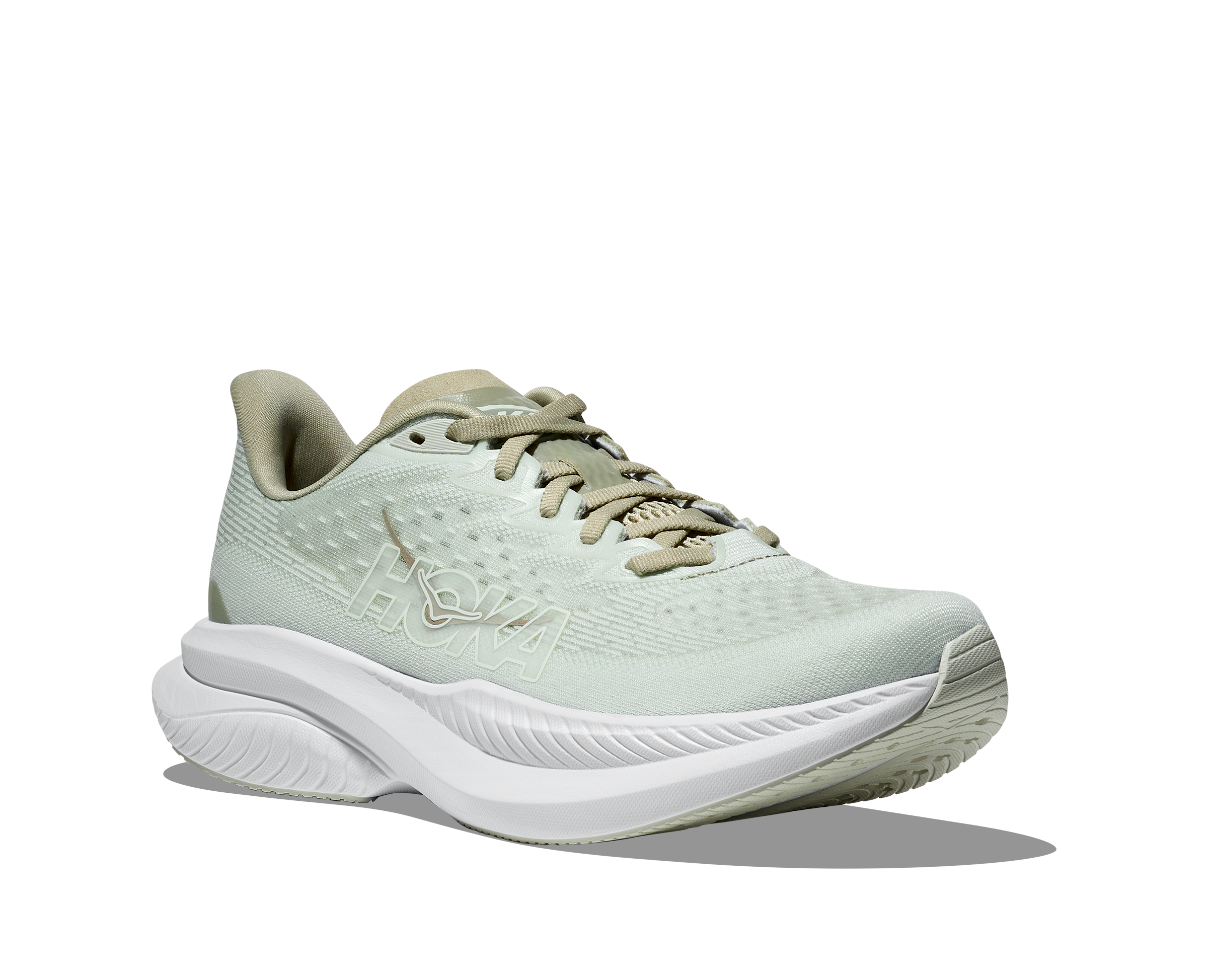 HOKA Women's Mach 6 - OYSTER MUSHROOM / TRUFFLE SALT