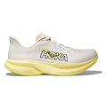 HOKA Women's Mach 6 - WHITE / NEON HOKA CITRUS