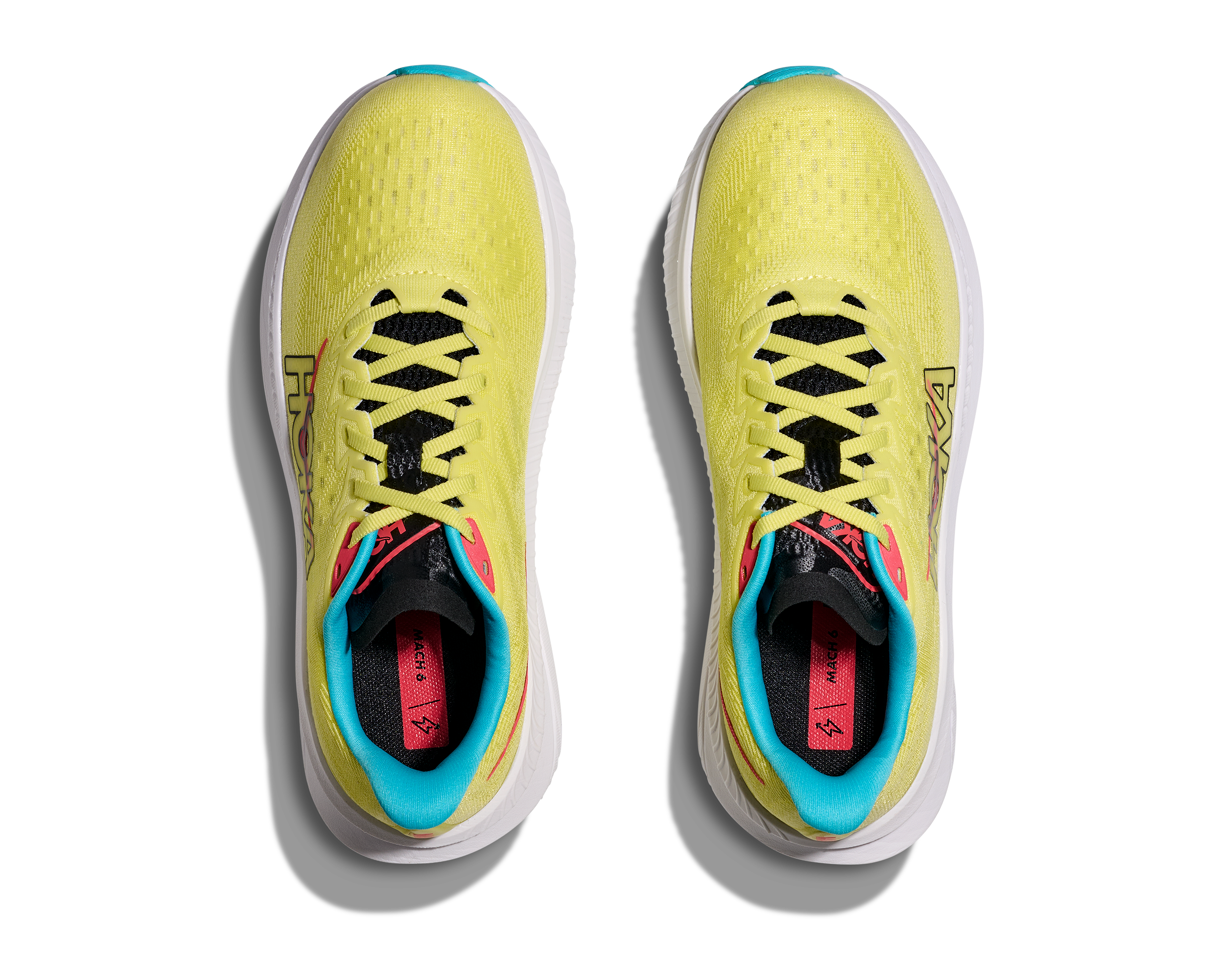HOKA Women's Mach 6 - YUZU / CIELO BLUE