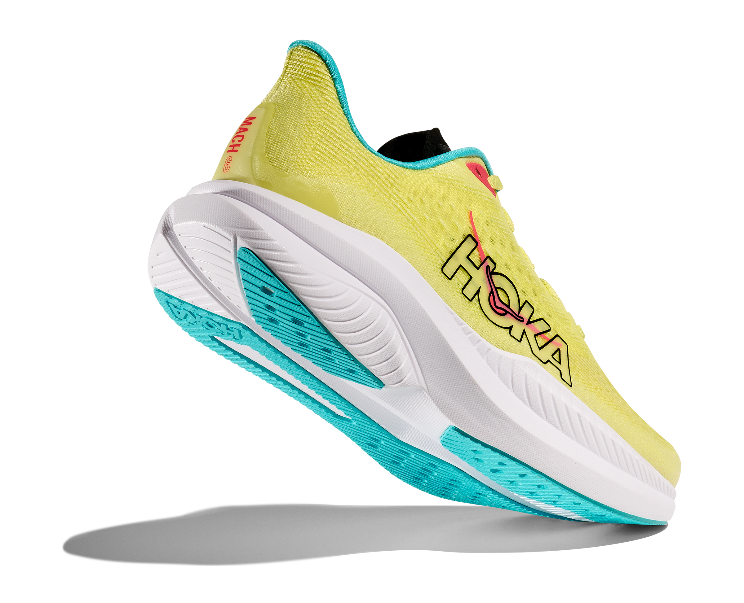 HOKA Women's Mach 6 - YUZU / CIELO BLUE
