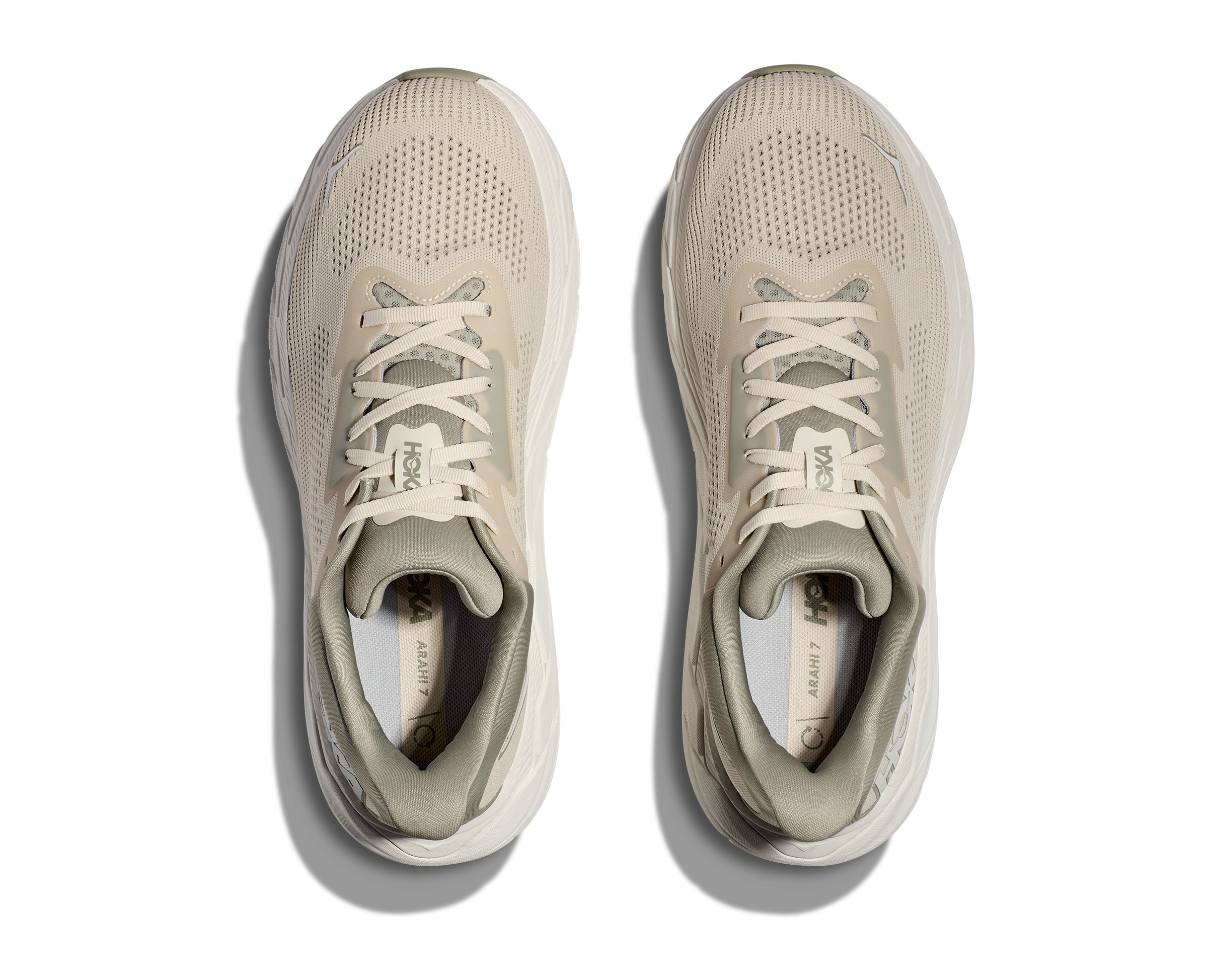 Hoka Mens Arahi 7 Wide- Oat Milk/Barley (1147870-OKB)