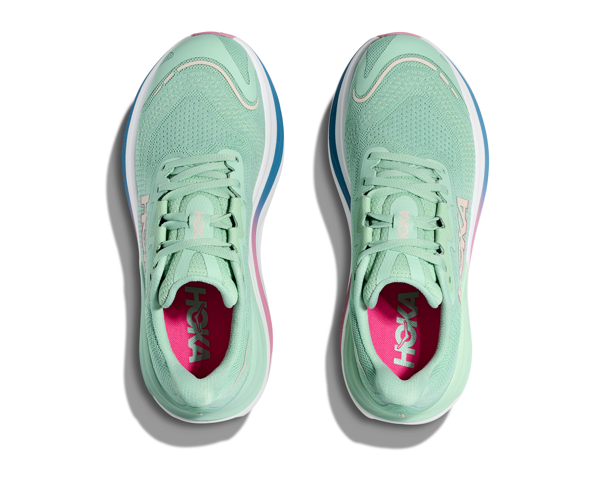 HOKA Women's Skyward X - JADEITE / DRIED ROSE