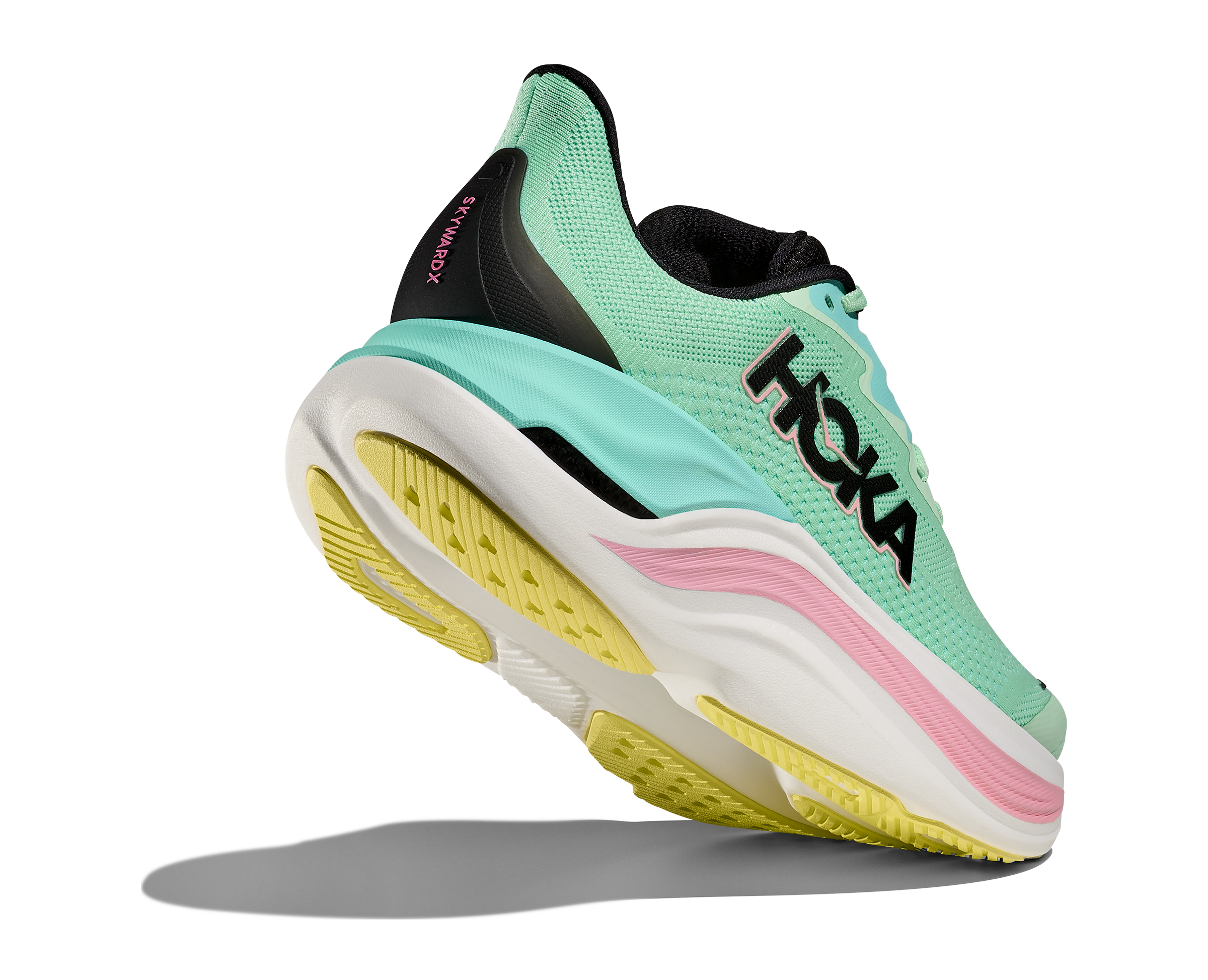 HOKA Women's Skyward X - MINT FLUORITE / BLUE SPARK