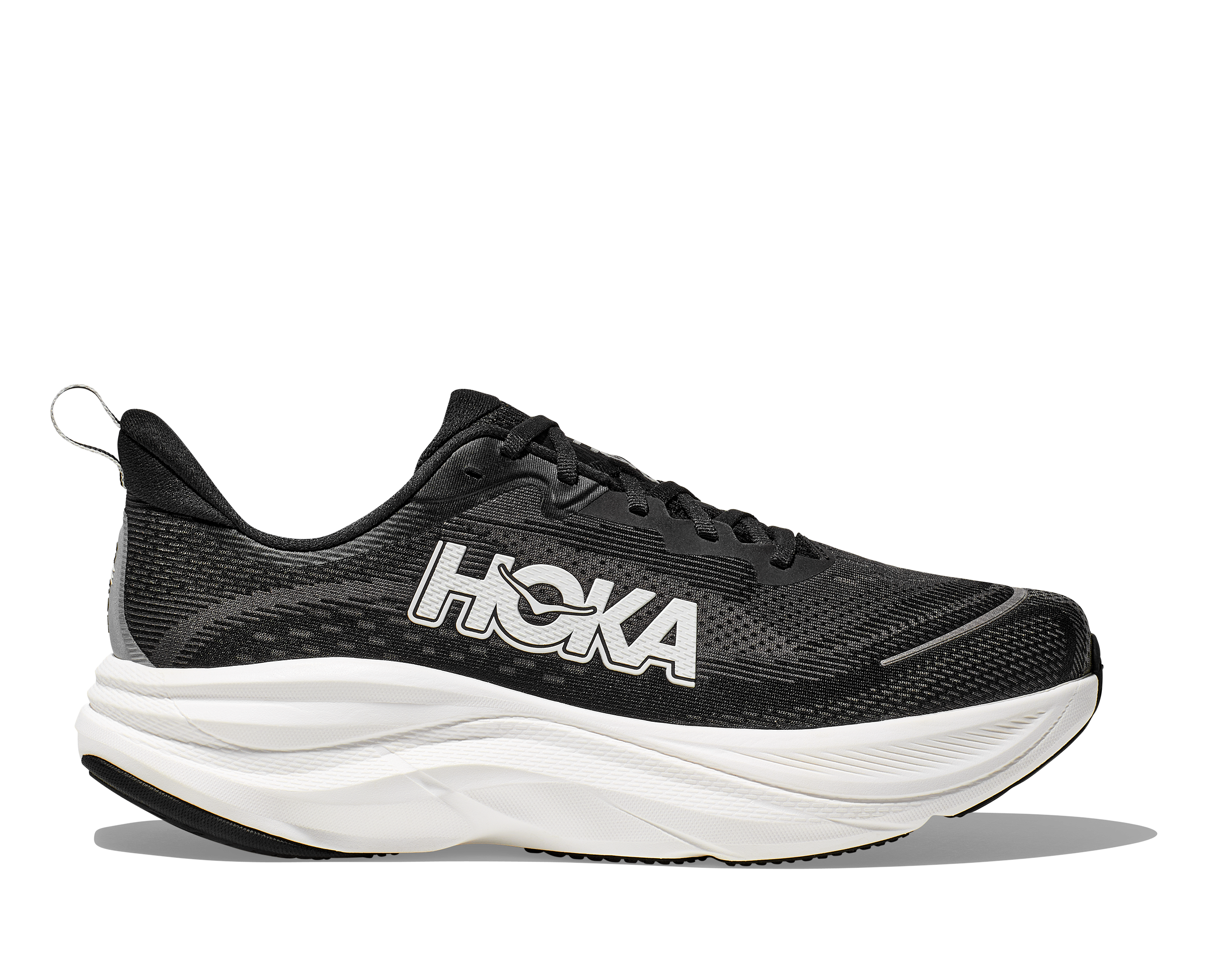 HOKA Men's Skyflow - BLACK / WHITE (Wide)