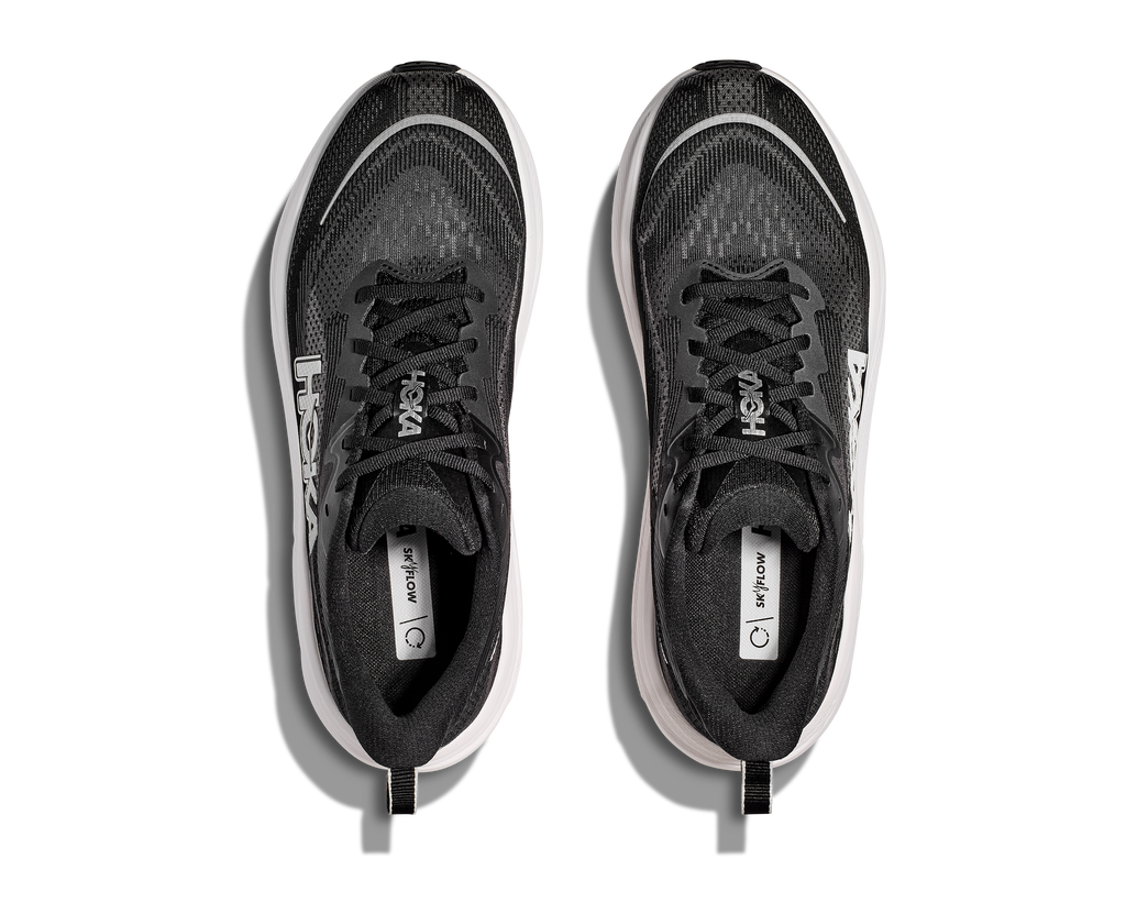 HOKA Men's Skyflow - BLACK / WHITE (Wide)