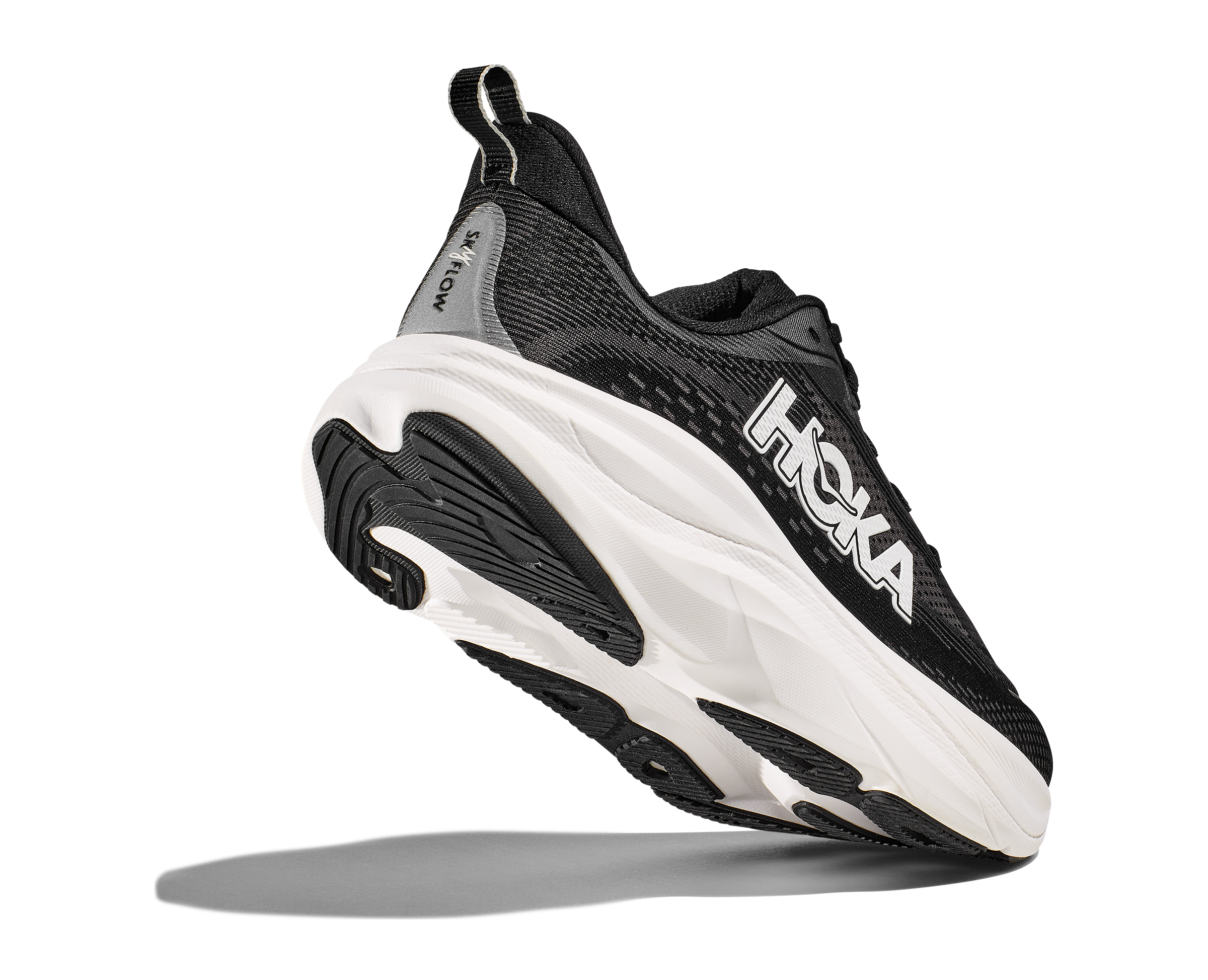 HOKA Men's Skyflow - BLACK / WHITE (Wide)