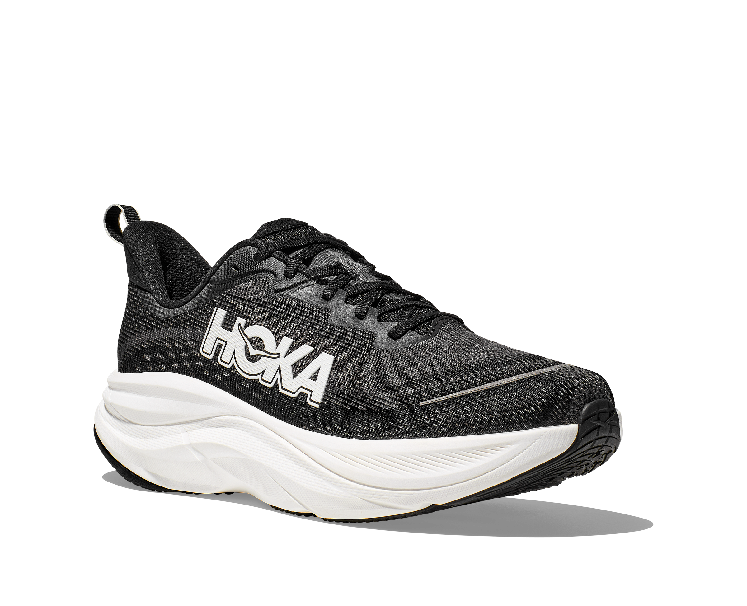 HOKA Men's Skyflow - BLACK / WHITE