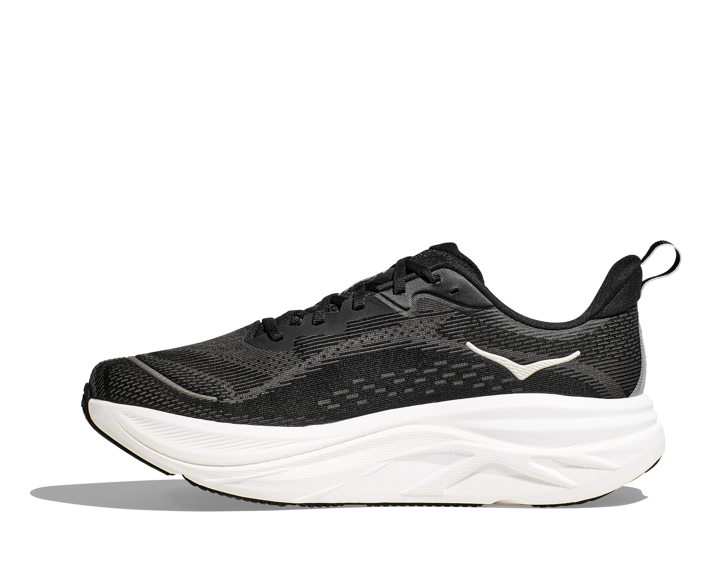 HOKA Men's Skyflow - BLACK / WHITE (Wide)