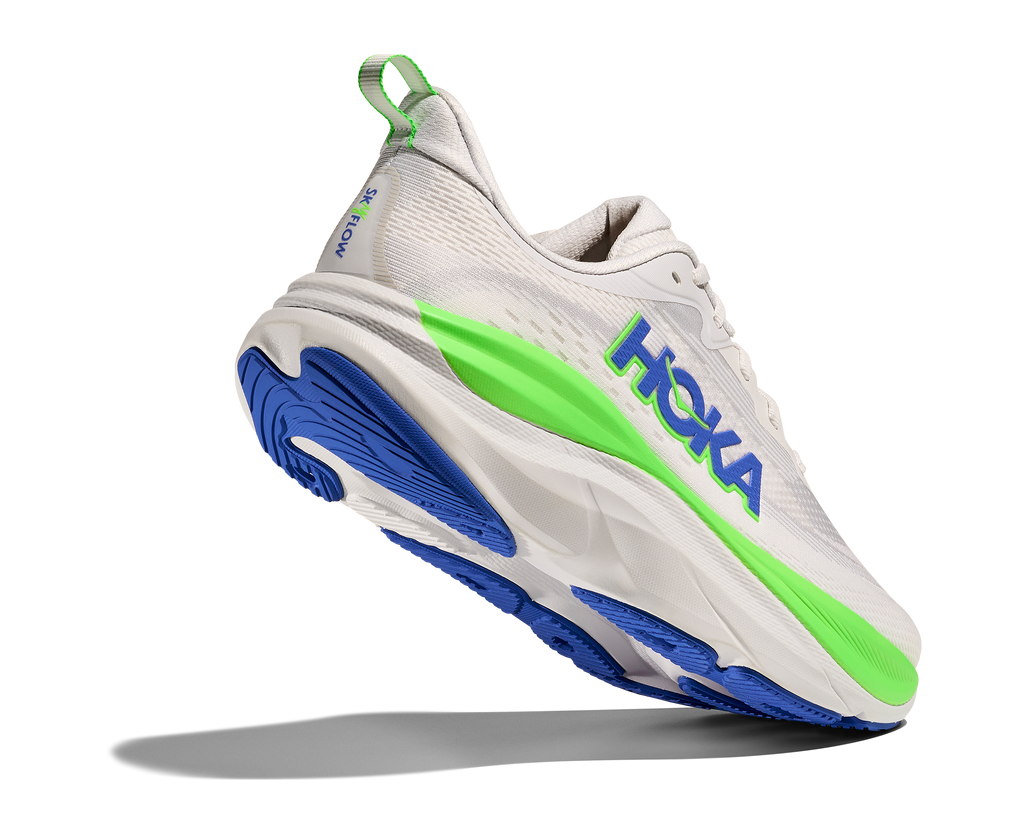 HOKA Men's Skyflow - COSMIC GREY / NEON GREEN