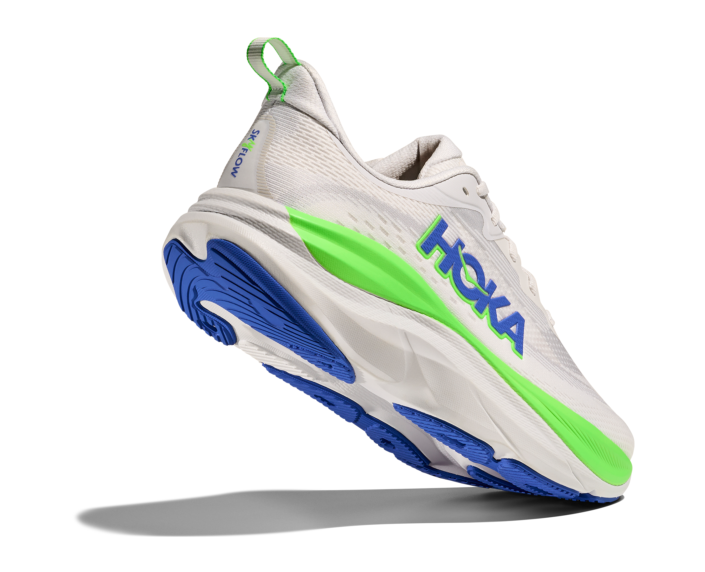 HOKA Men's Skyflow - COSMIC GREY / NEON GREEN