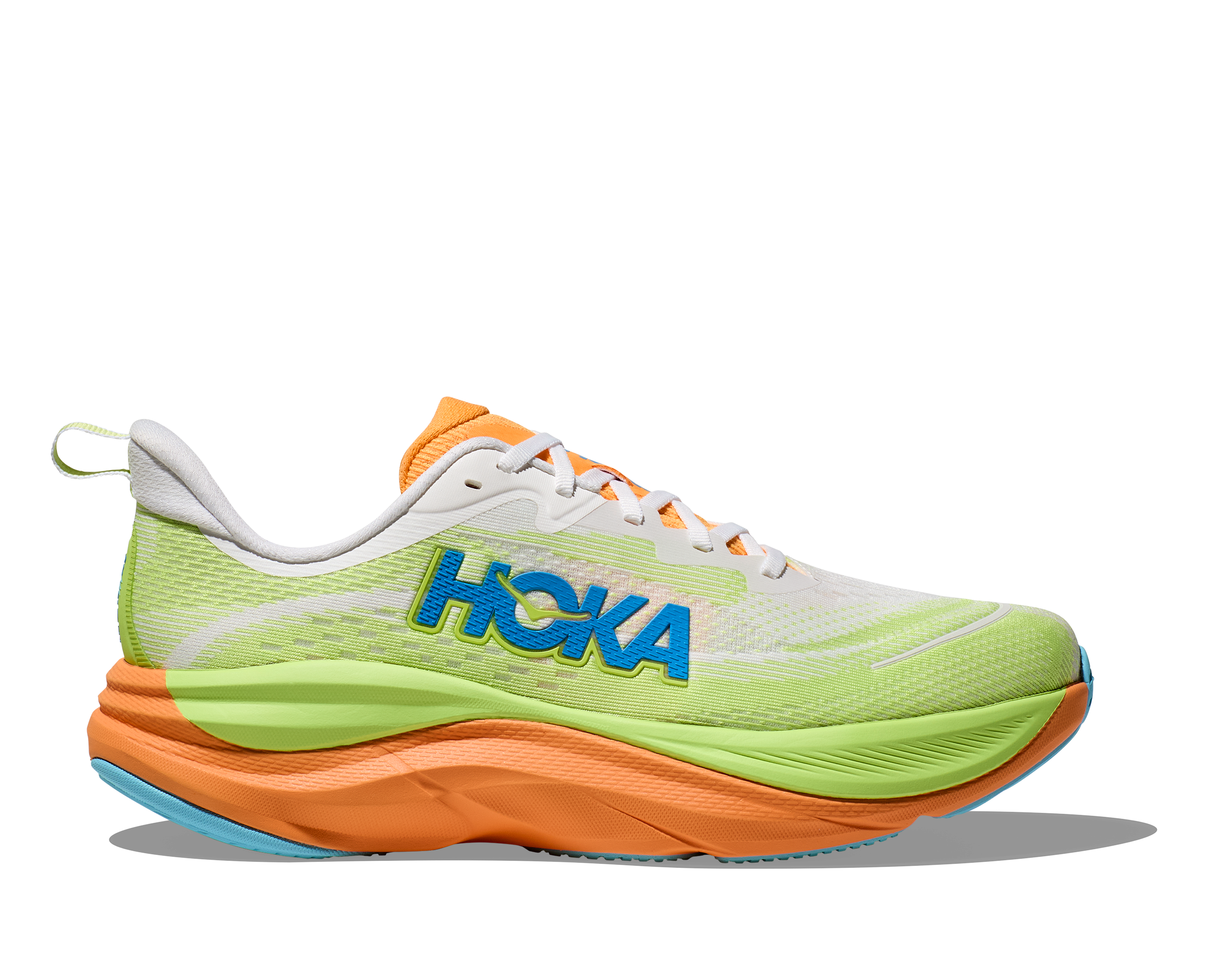 HOKA Men's Skyflow - FROST / SOLAR FLARE