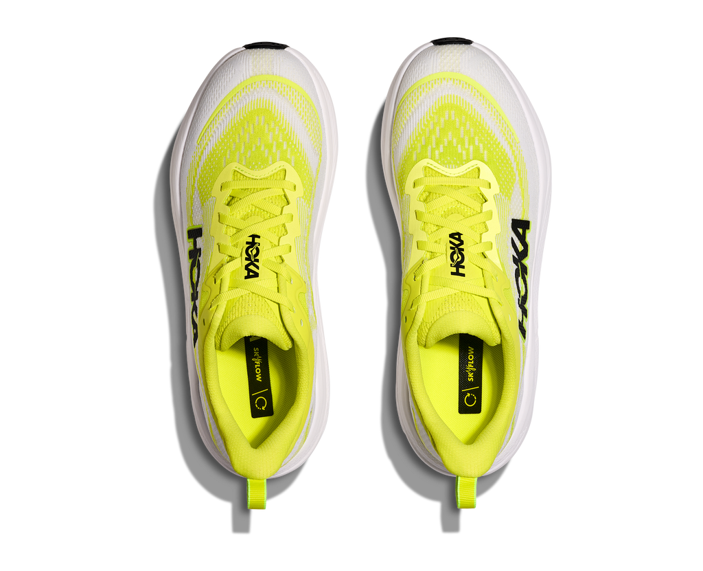 HOKA Men's Skyflow - NEON HOKA CITRUS / NEON WHITE