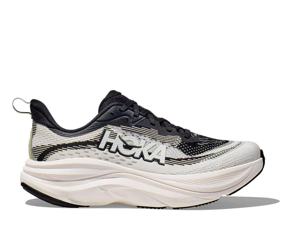 HOKA Women's Skyflow - BLACK / WHITE