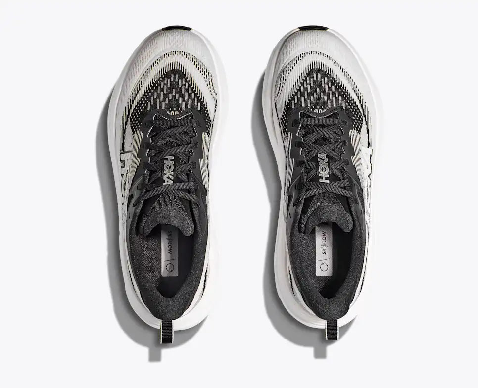 HOKA Women's Skyflow - BLACK / WHITE (Wide)