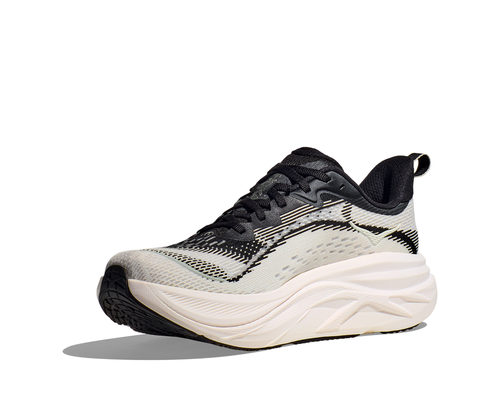 HOKA Women's Skyflow - BLACK / WHITE