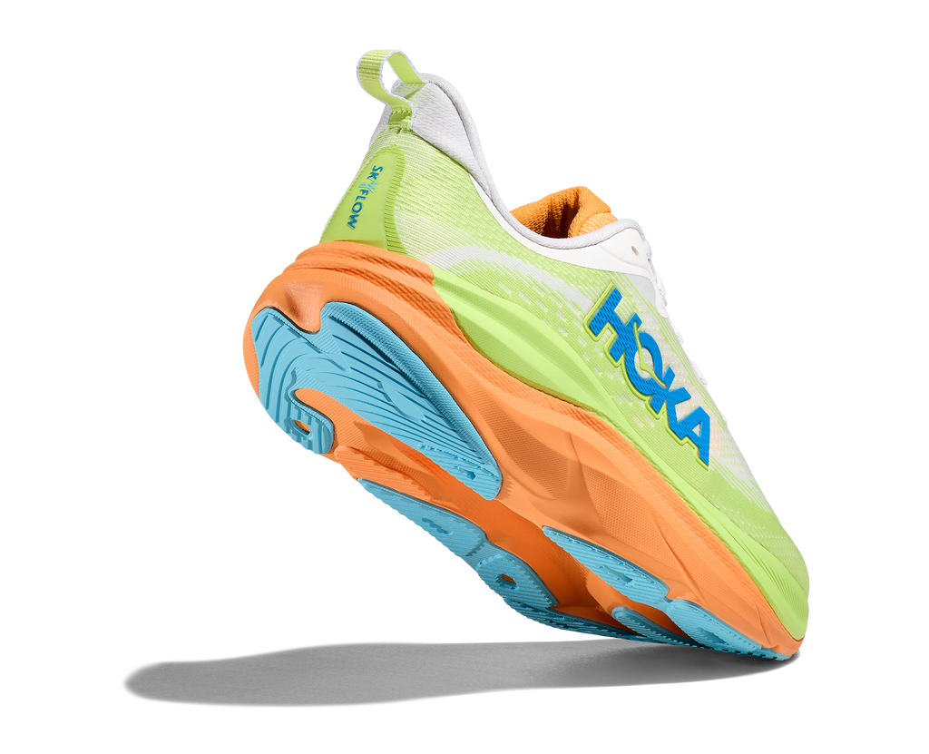 HOKA Women's Skyflow - FROST / SOLAR FLARE
