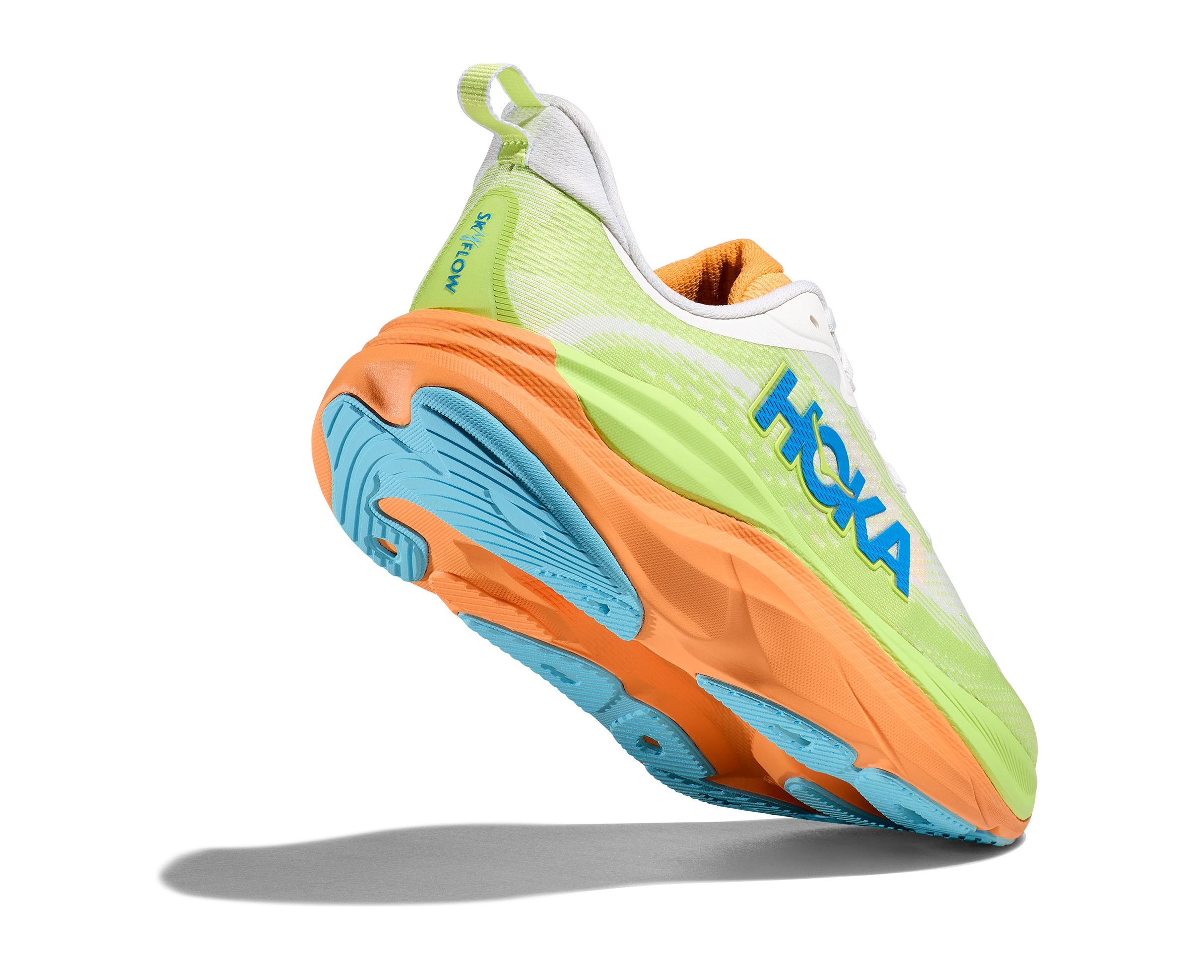 HOKA Women's Skyflow - FROST / SOLAR FLARE