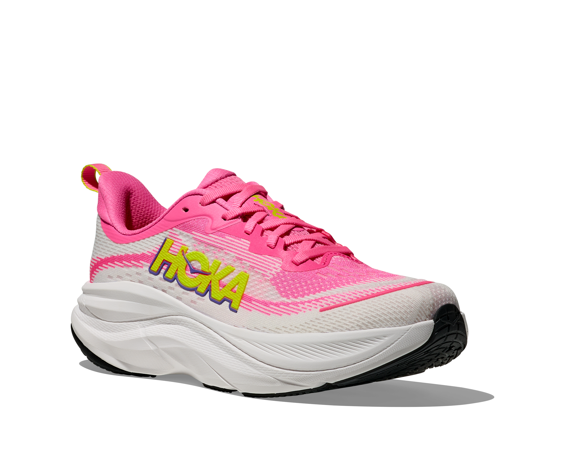 HOKA Women's Skyflow - NEON ROSE / NEON HOKA CITRUS