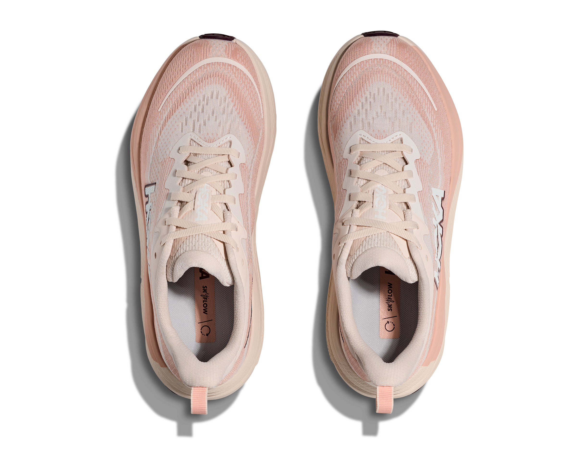 HOKA Women's Skyflow - ROSE CREAM / ROSE LATTE