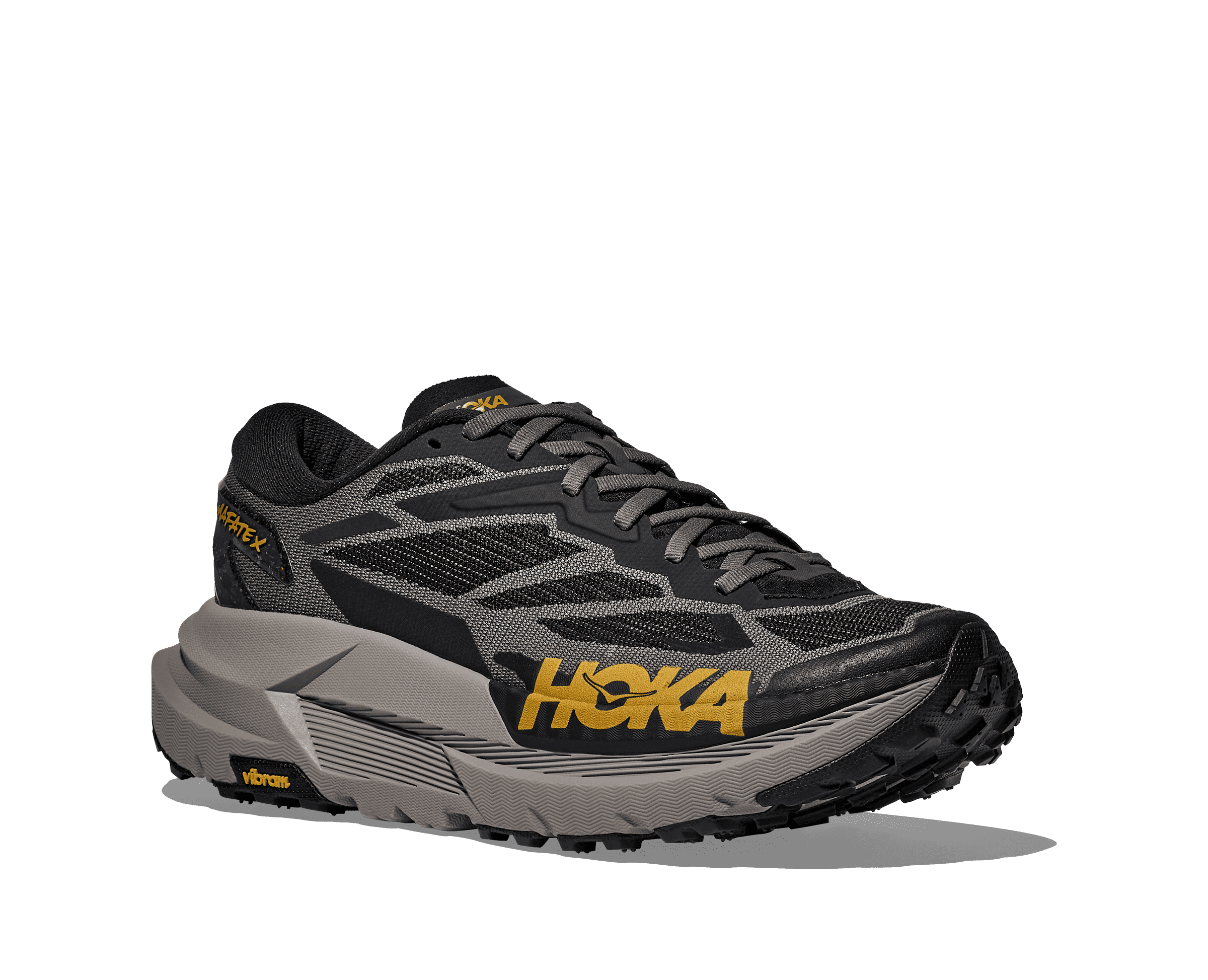 HOKA Men's Mafate X - BLACK / CEMENT