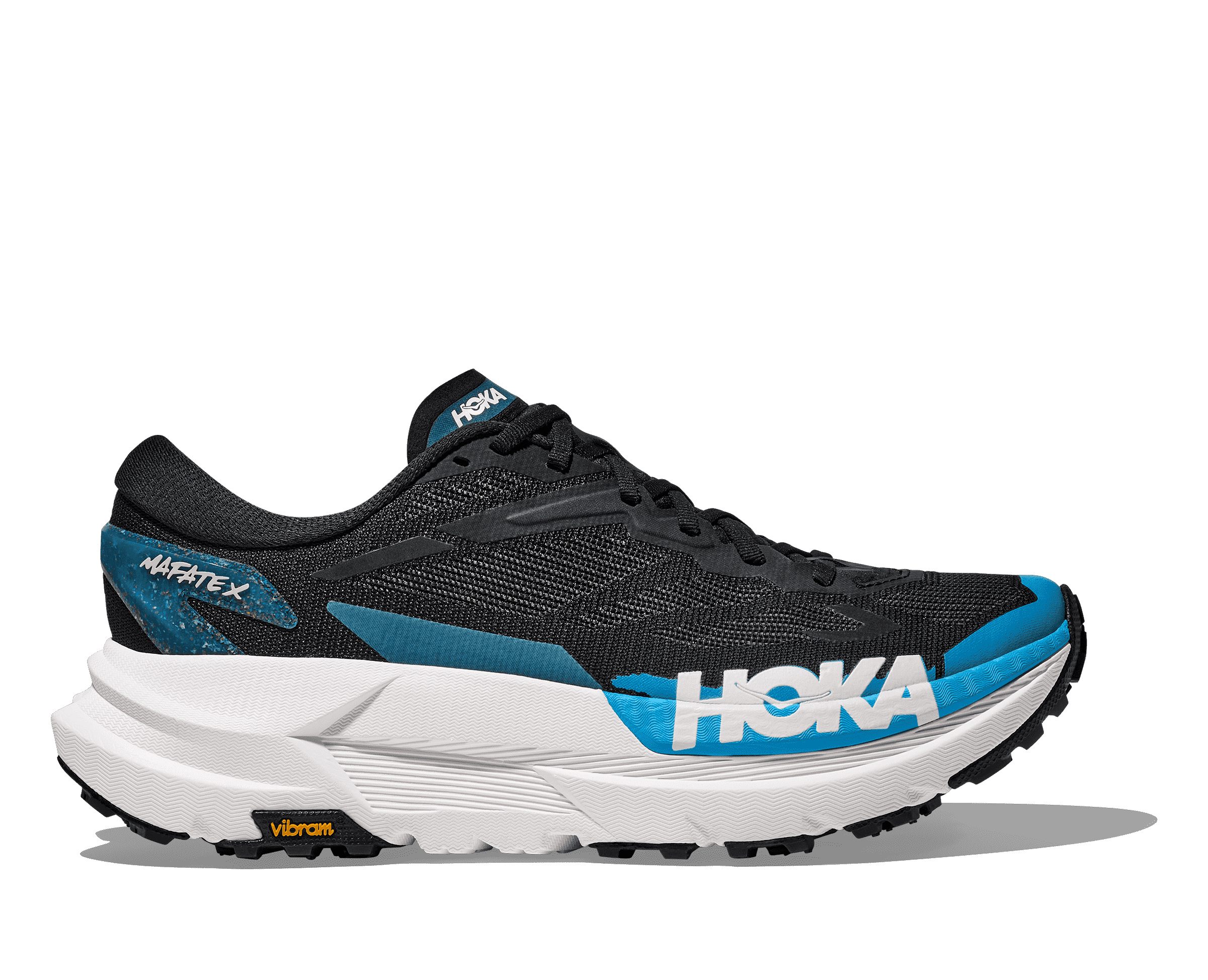 HOKA Men's Mafate X - BLACK / SKYWARD BLUE