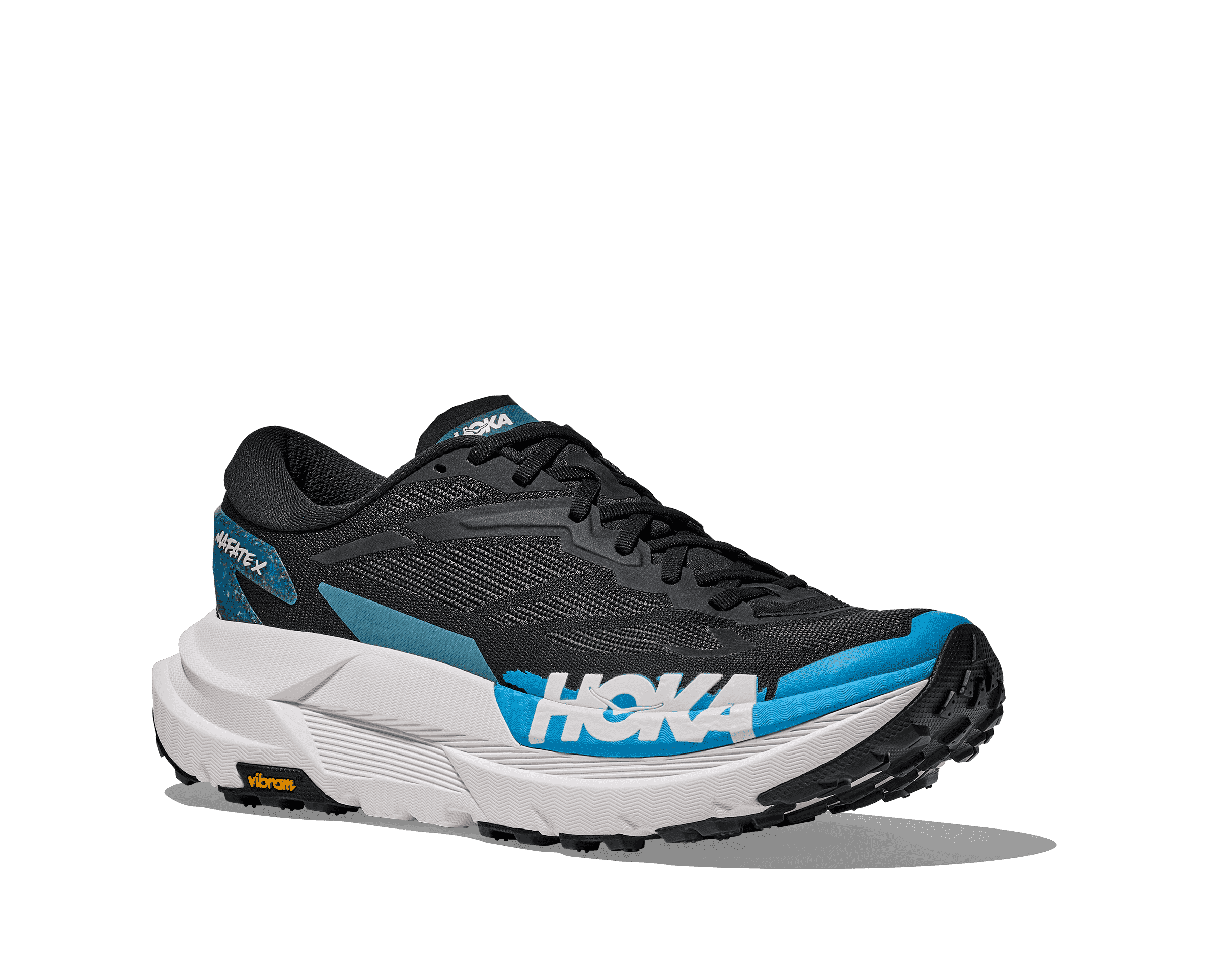 HOKA Men's Mafate X - BLACK / SKYWARD BLUE