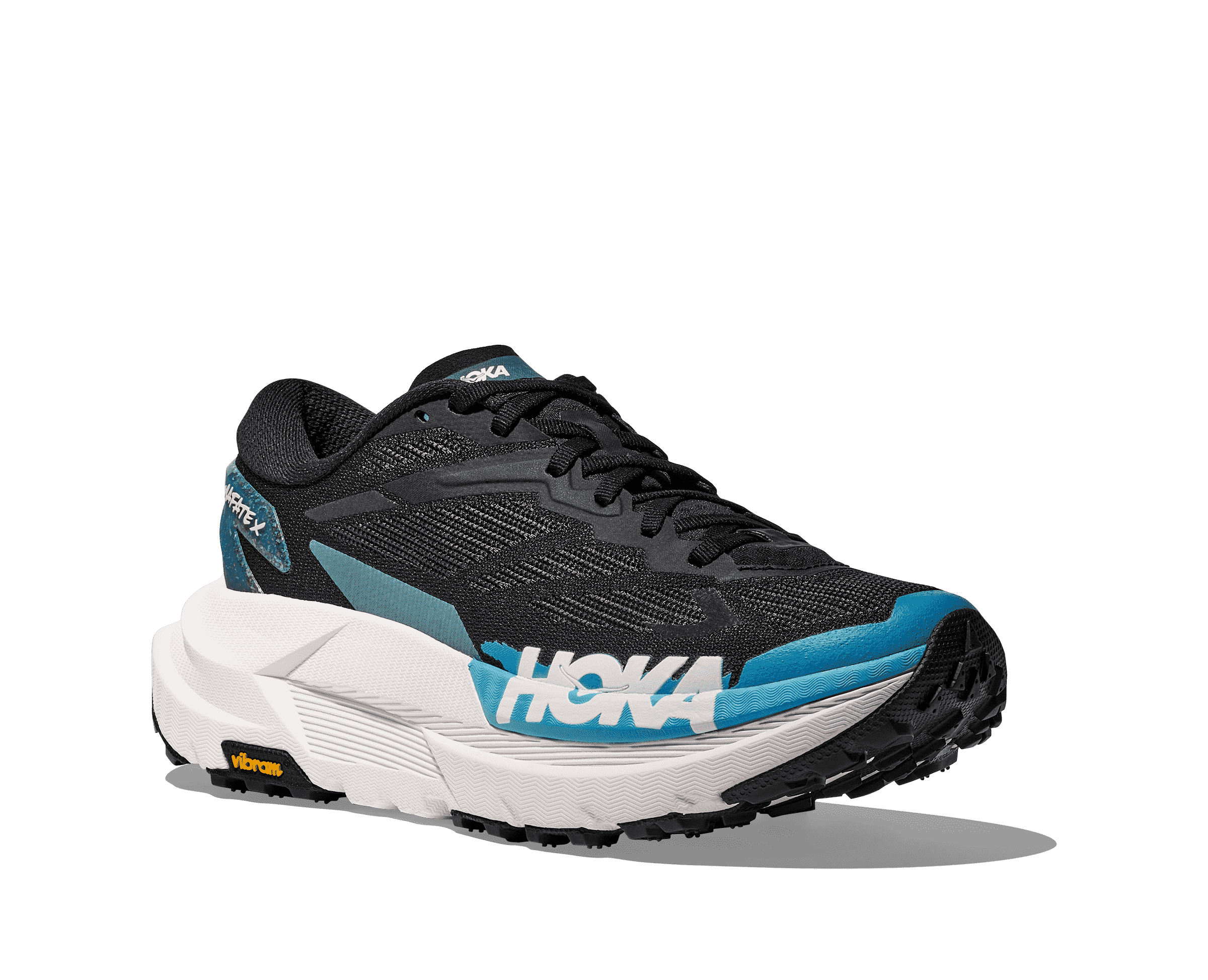 HOKA Women's Mafate X - BLACK / SKYWARD BLUE