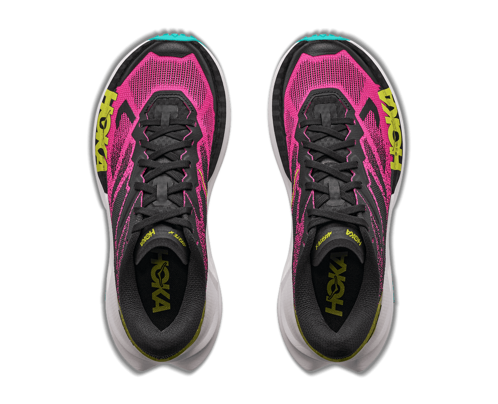 HOKA Women's Mafate X - BLACK / NEON DRAGONFRUIT