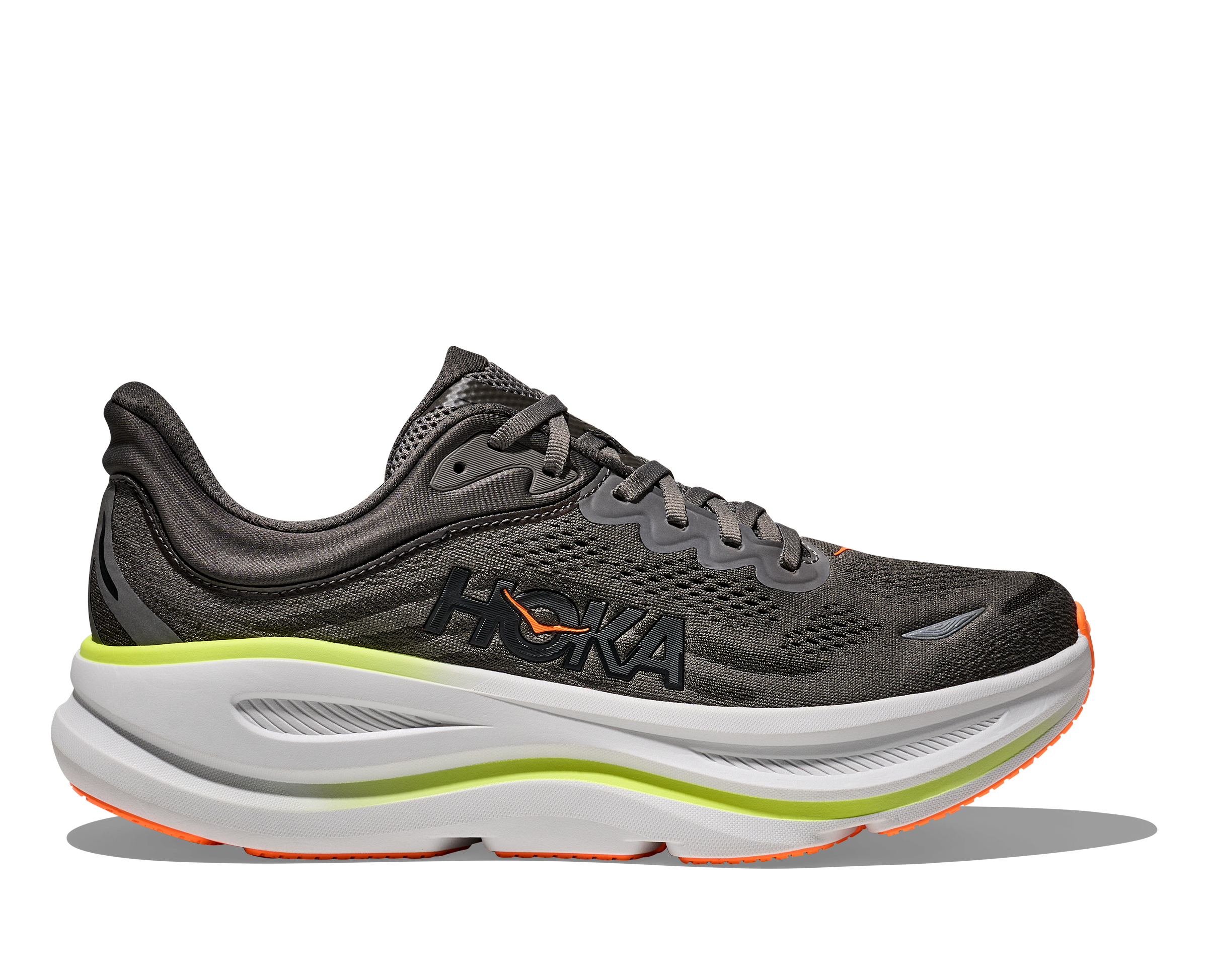 HOKA Men's Bondi 9 - ASPHALT GREY / GRAVEL