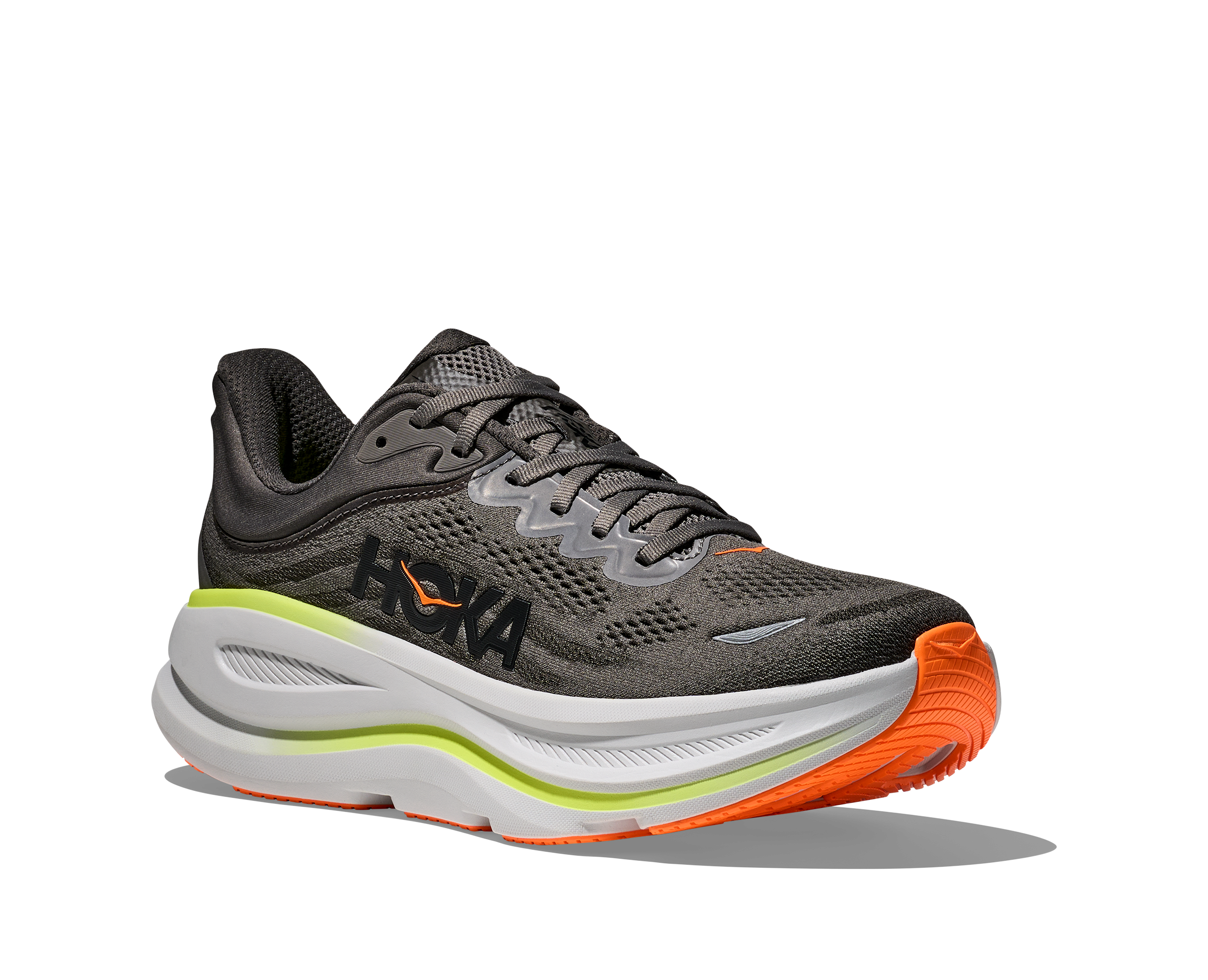 HOKA Men's Bondi 9 - ASPHALT GREY / GRAVEL