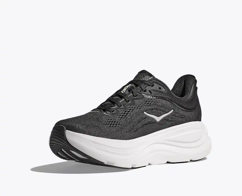 HOKA Men's Bondi 9 - BLACK / WHITE (Extra Wide)