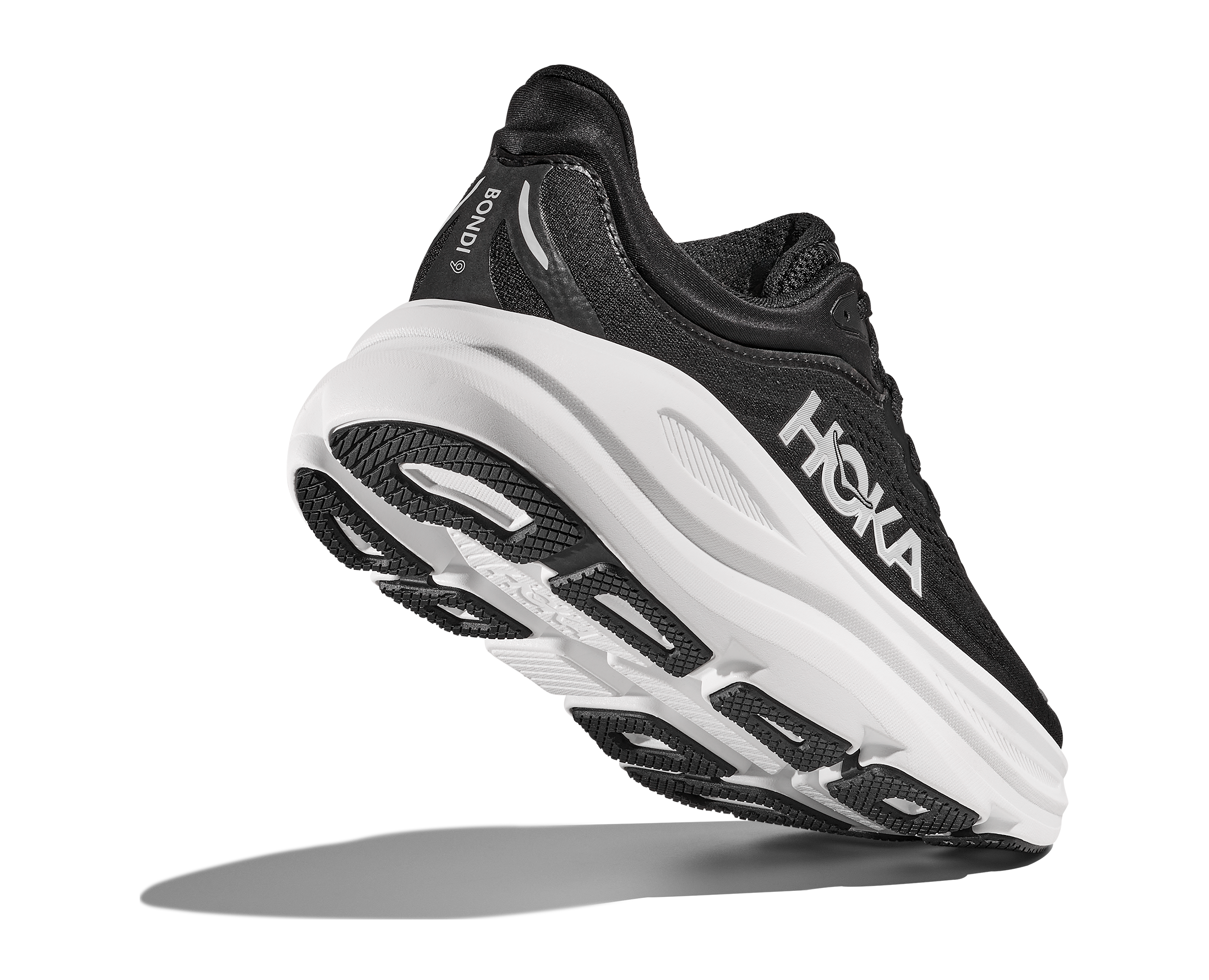 HOKA Men's Bondi 9 - BLACK / WHITE