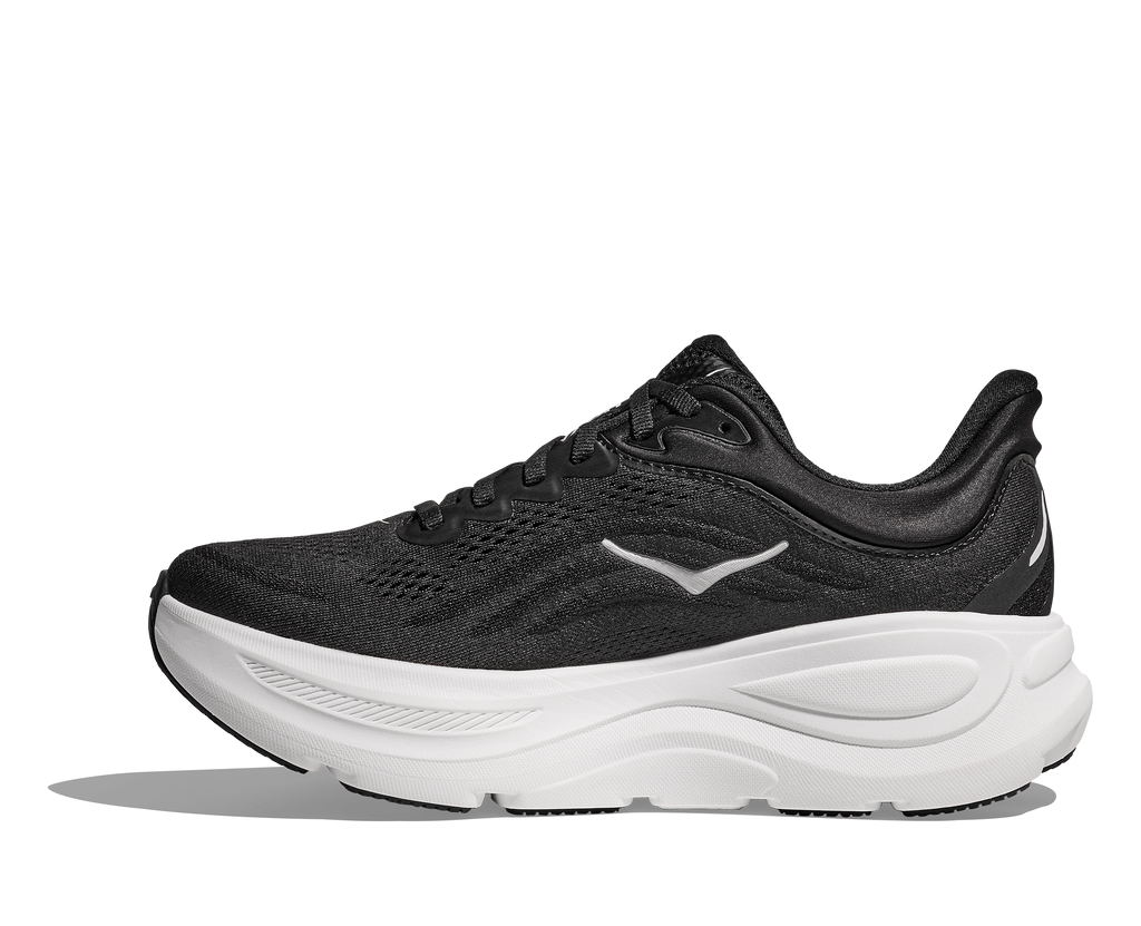 HOKA Men's Bondi 9 - BLACK / WHITE (Wide)