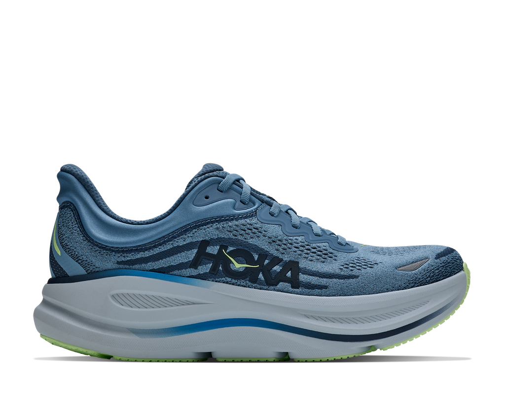 HOKA Men's Bondi 9 - DOWNPOUR / THUNDER CLOUD (Wide)