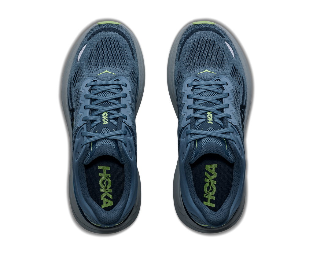 HOKA Men's Bondi 9 - DOWNPOUR / THUNDER CLOUD (Wide)