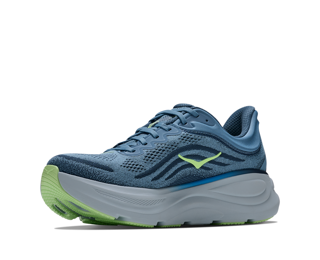 HOKA Men's Bondi 9 - DOWNPOUR / THUNDER CLOUD (Wide)