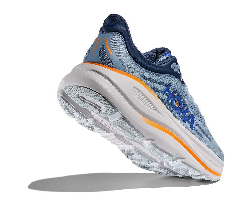 HOKA Men's Bondi 9 - DRIZZLE / DOWNPOUR (Wide)