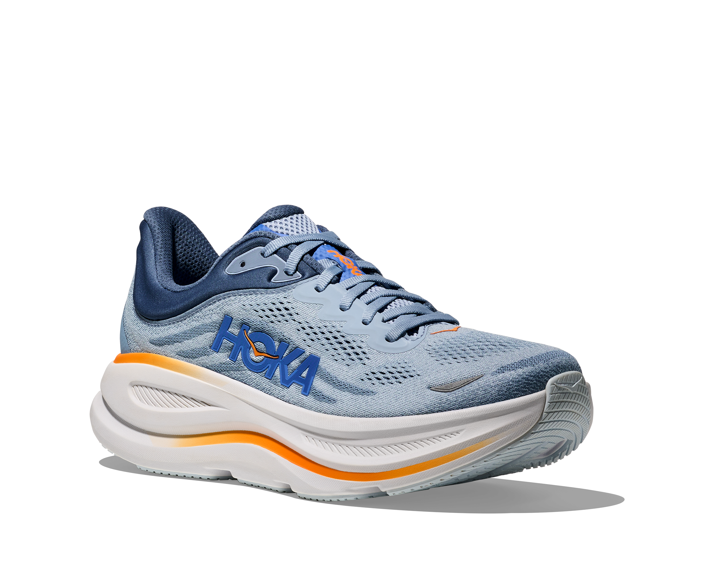 HOKA Men's Bondi 9 - DRIZZLE / DOWNPOUR (Wide)