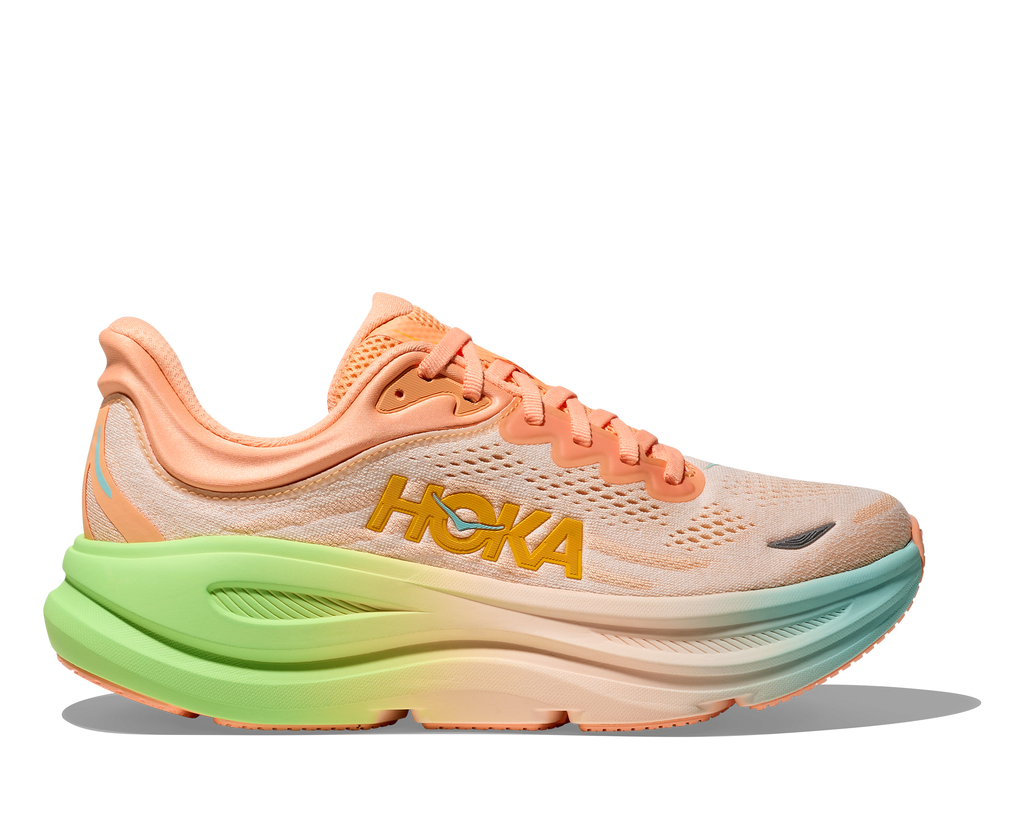 HOKA Men's Bondi 9 - FROST / PALE TANGERINE