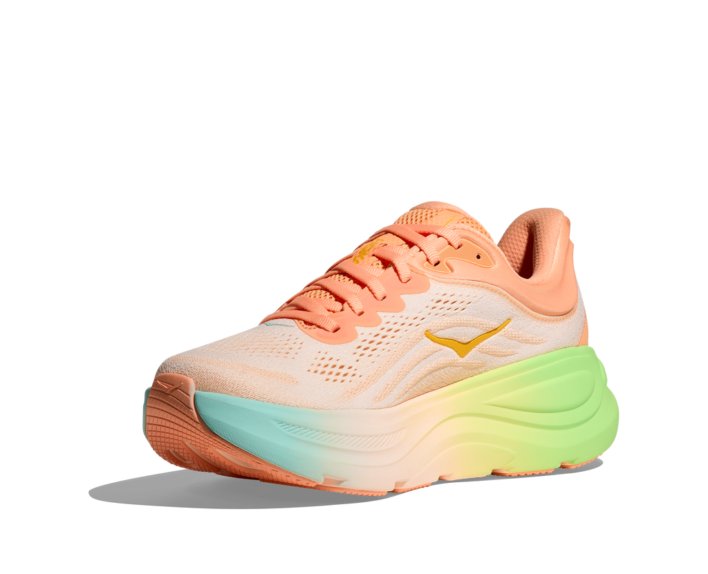 HOKA Men's Bondi 9 - FROST / PALE TANGERINE
