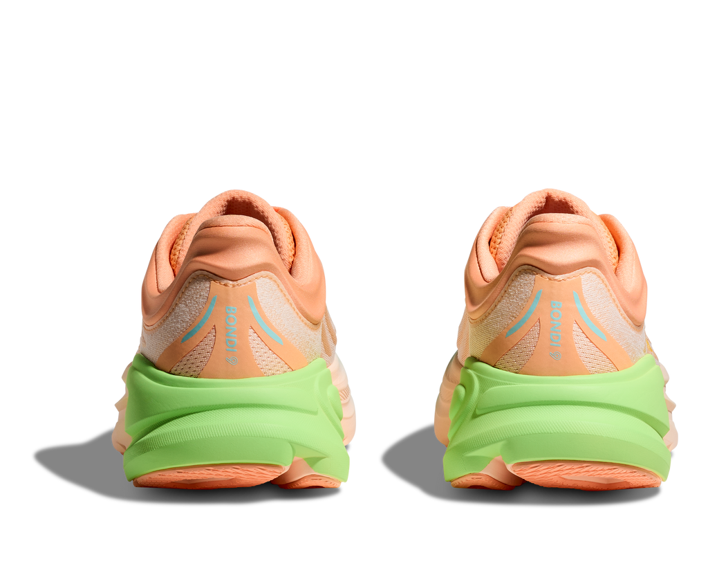 HOKA Men's Bondi 9 - FROST / PALE TANGERINE