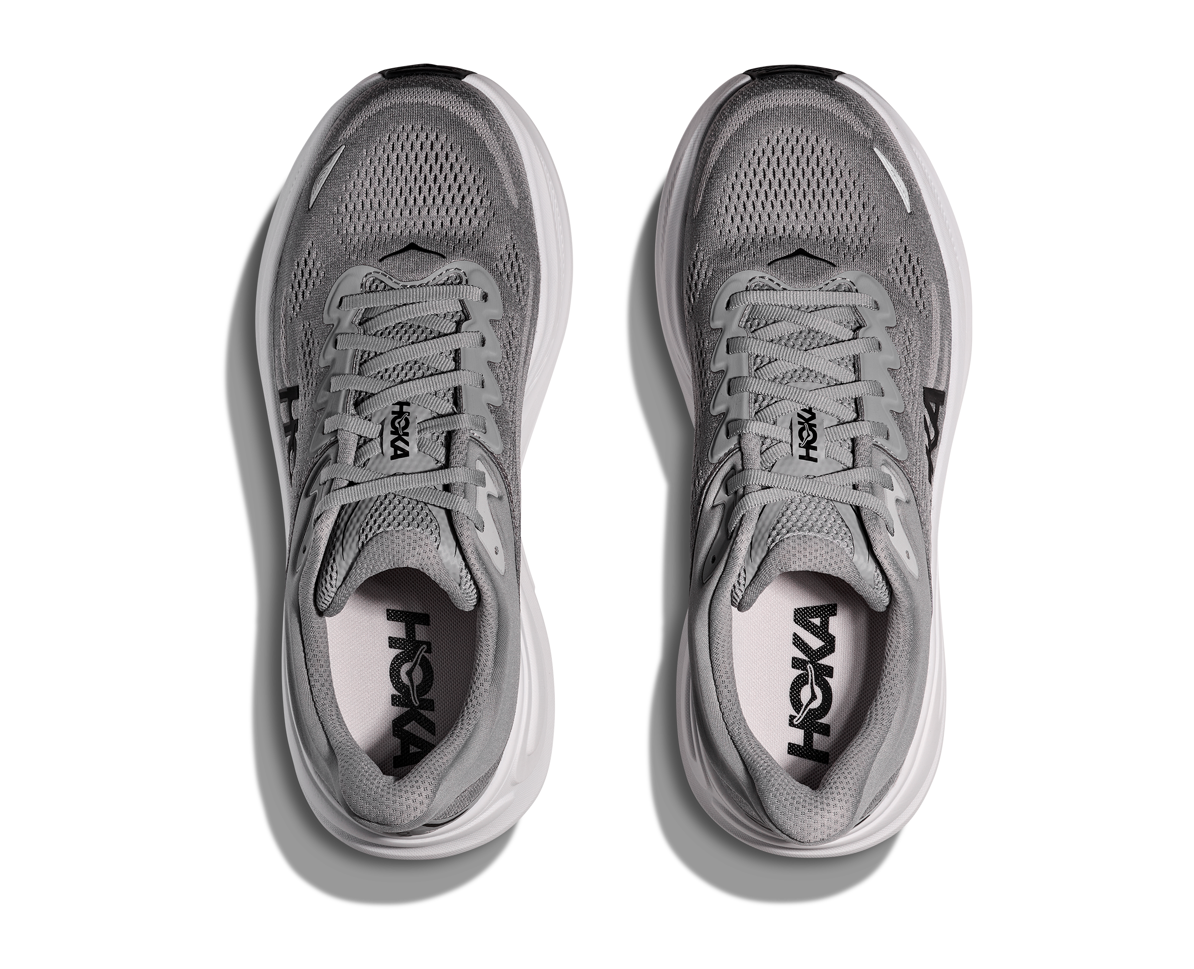 HOKA Men's Bondi 9 - GALACTIC GREY / STELLAR GREY
