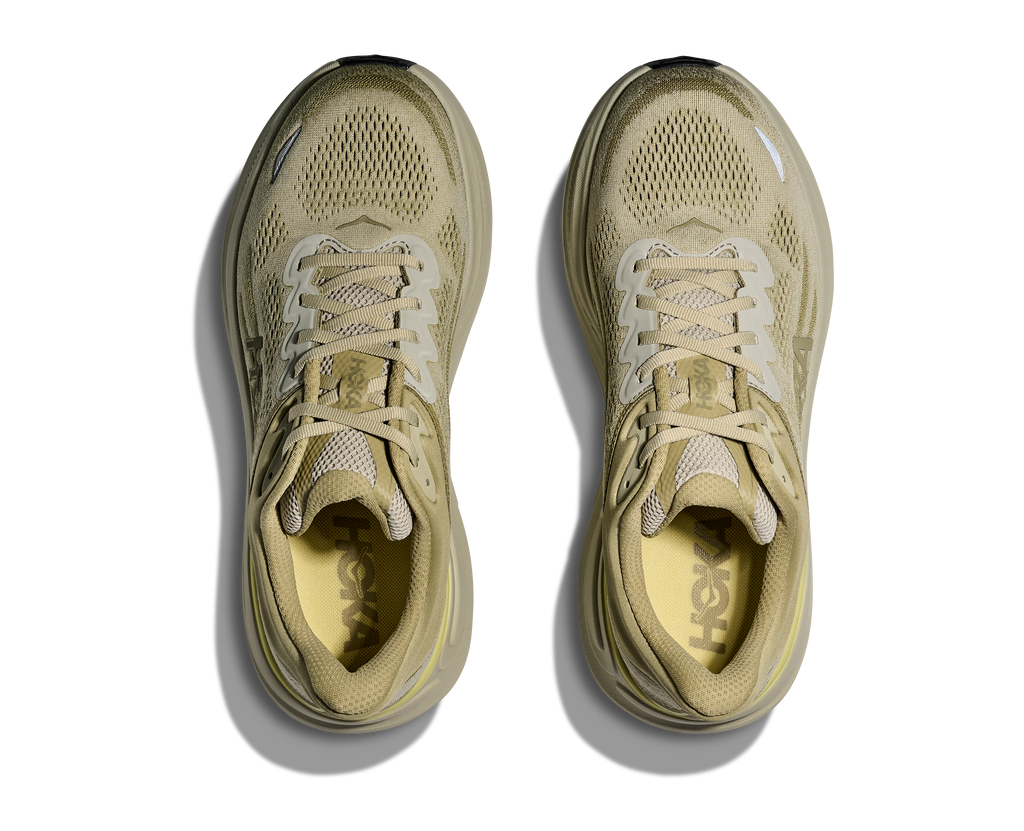 HOKA Men's Bondi 9 - GRASSLAND / OYSTER MUSHROOM