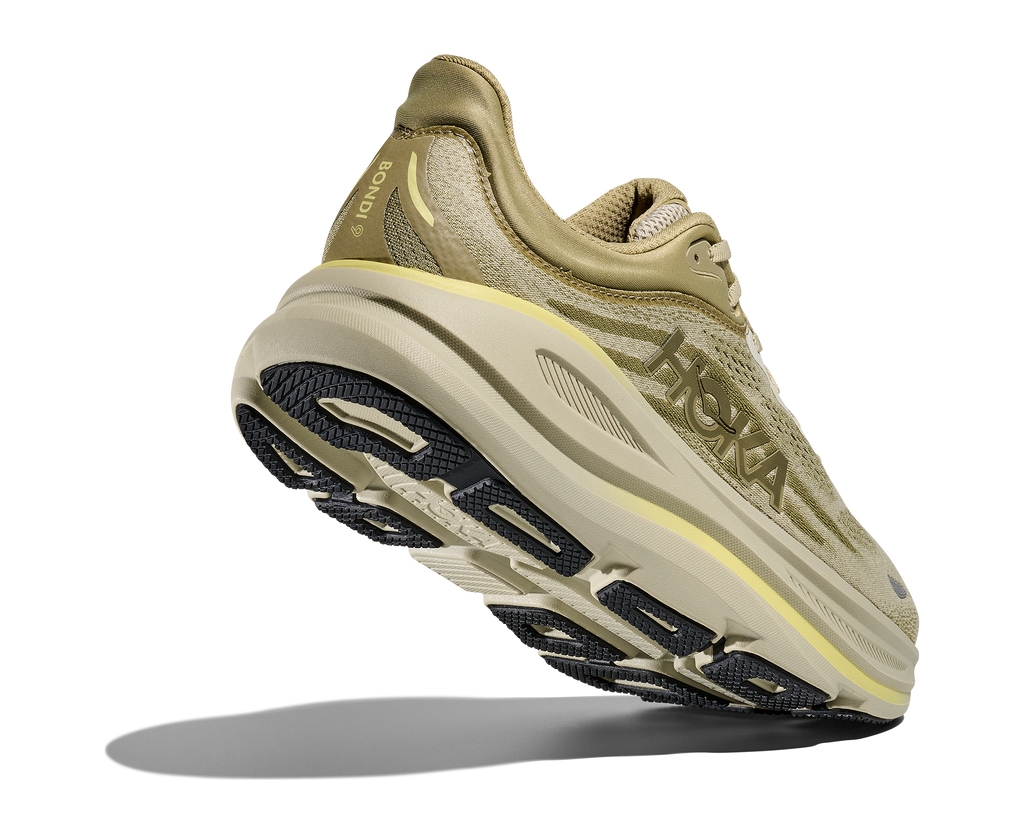 HOKA Men's Bondi 9 - GRASSLAND / OYSTER MUSHROOM
